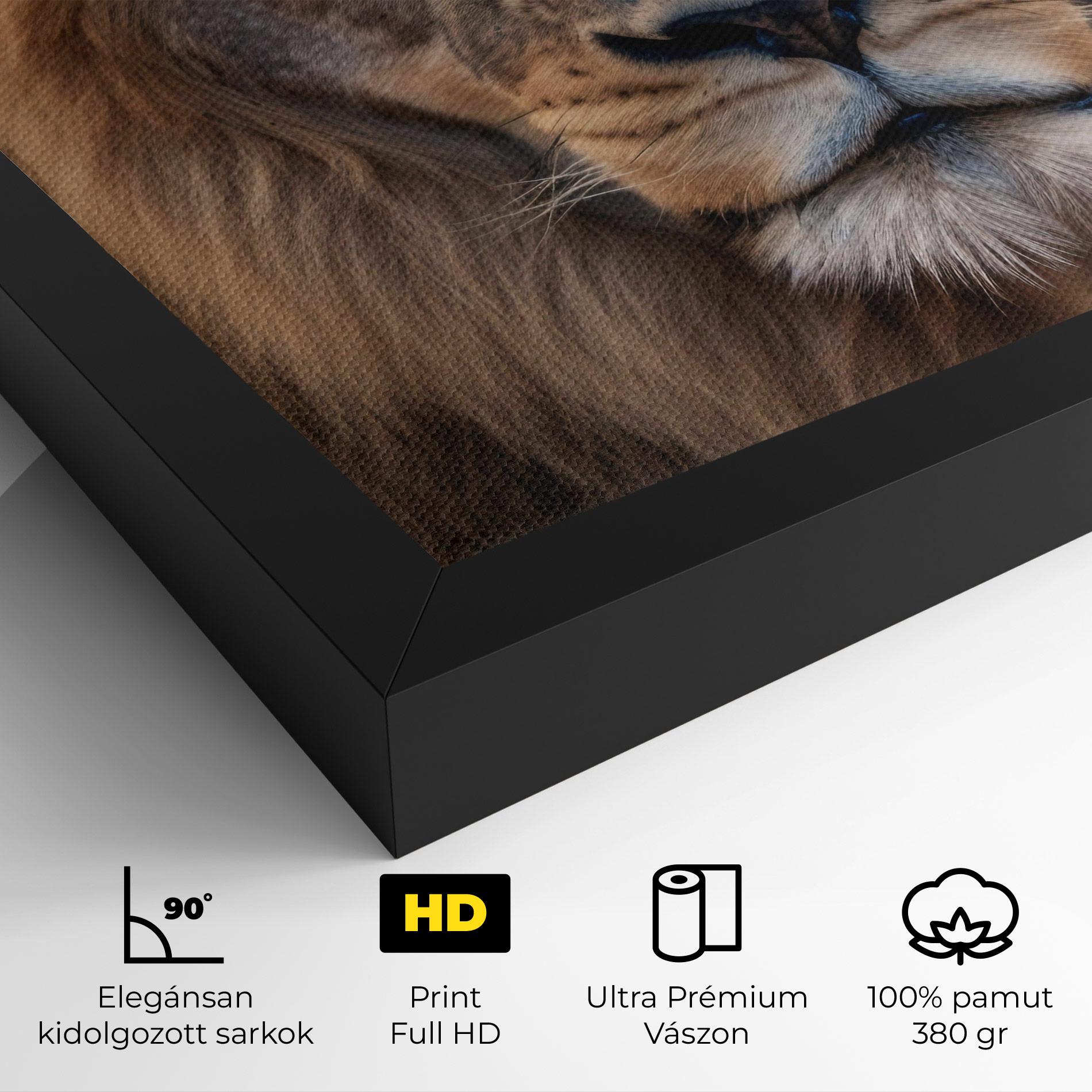 Vászonkép Wild Lion View mockup 4