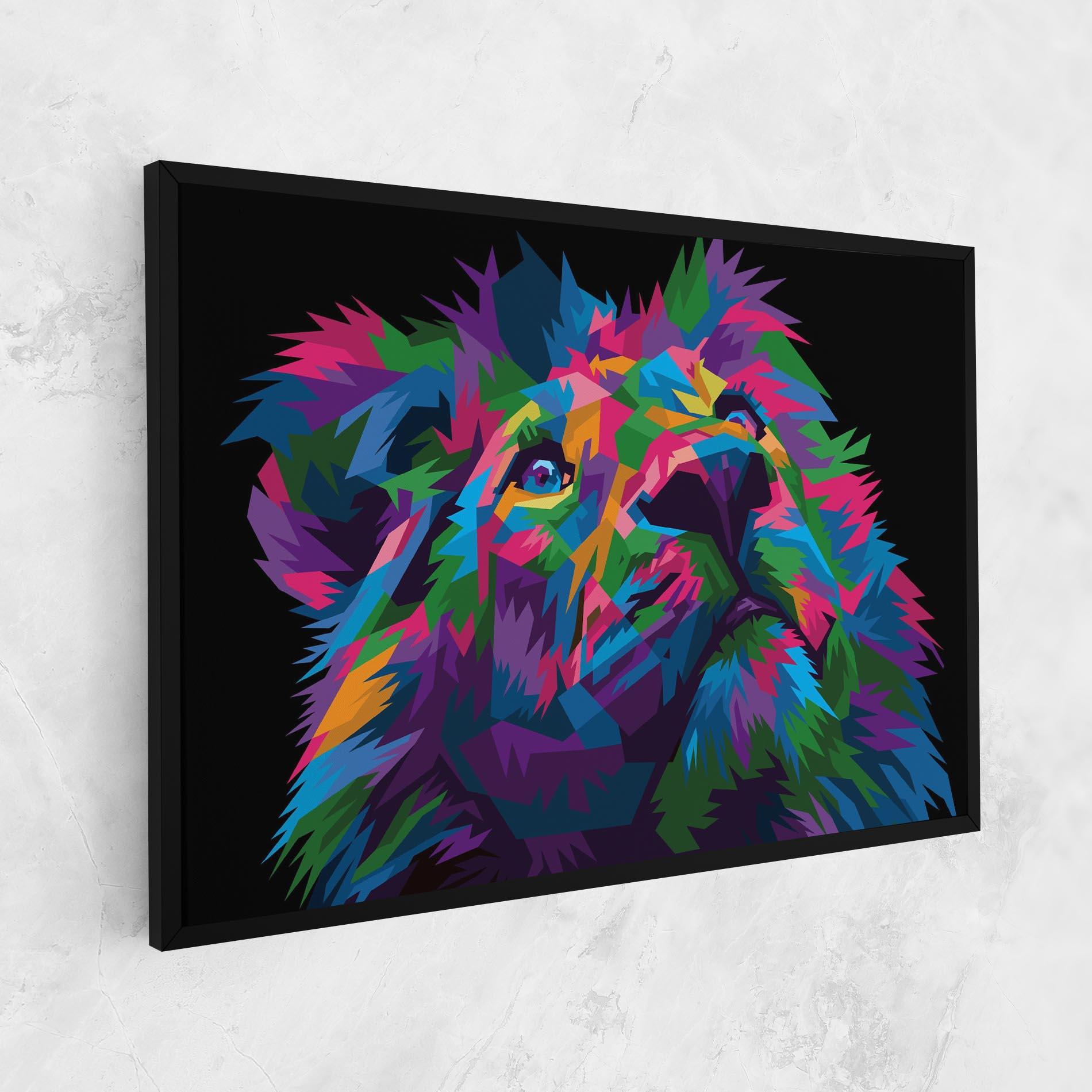 Vászonkép Cute Color Lion mockup 1