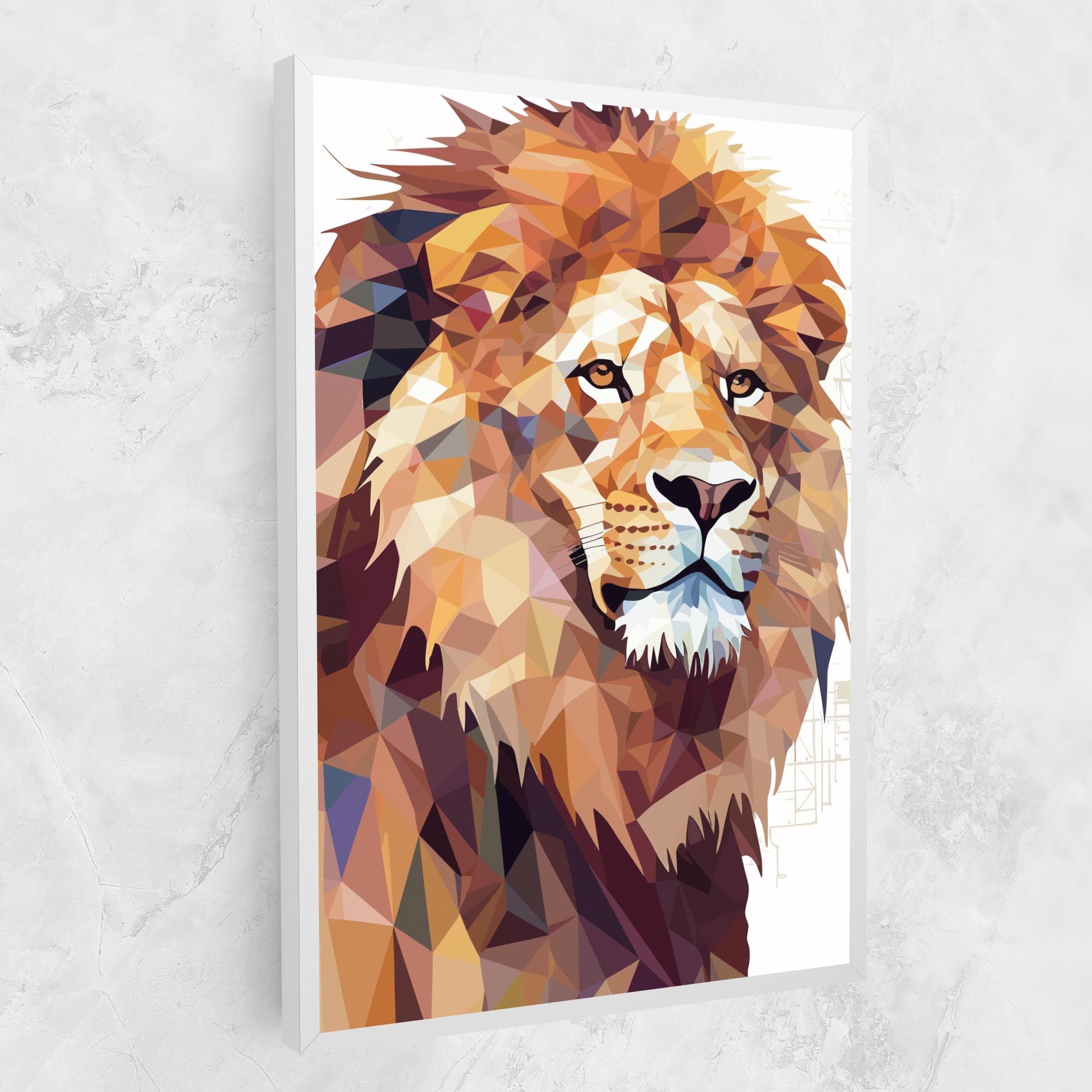 Artistic Lion Head mockup 1