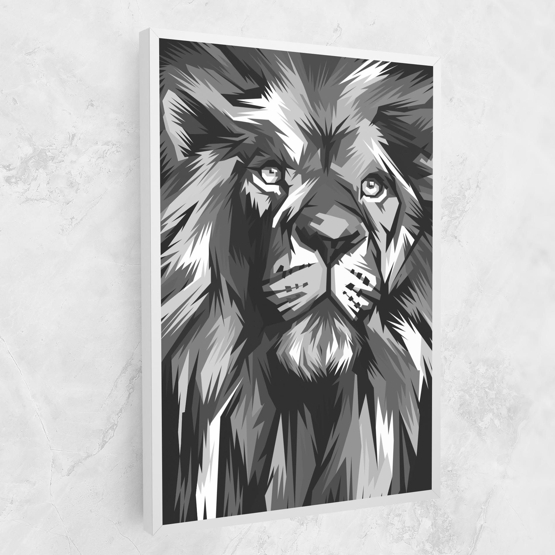 Grey Head Lion mockup 1