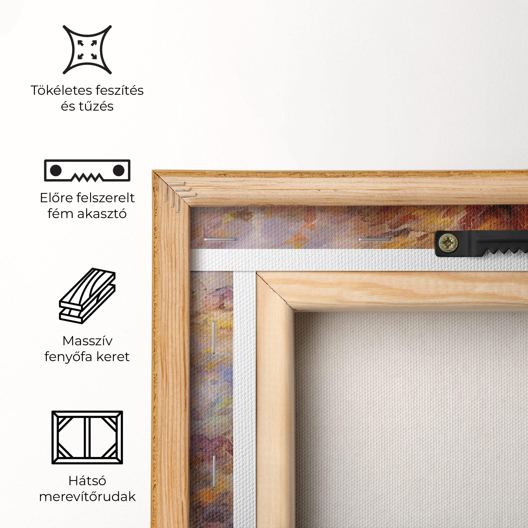 Vászonkép Abstract Lion Head mockup 5