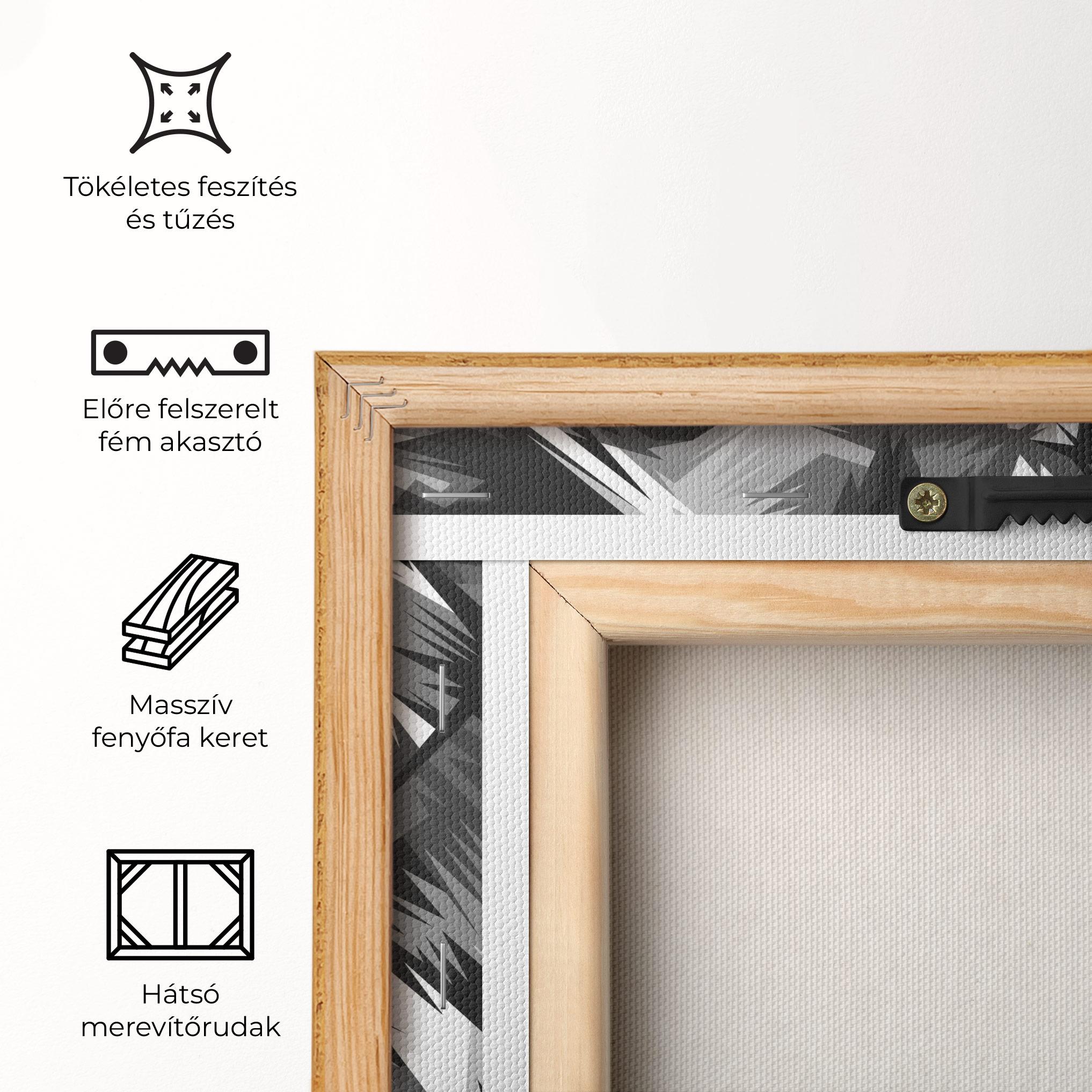 Vászonkép Grey Head Lion mockup 5