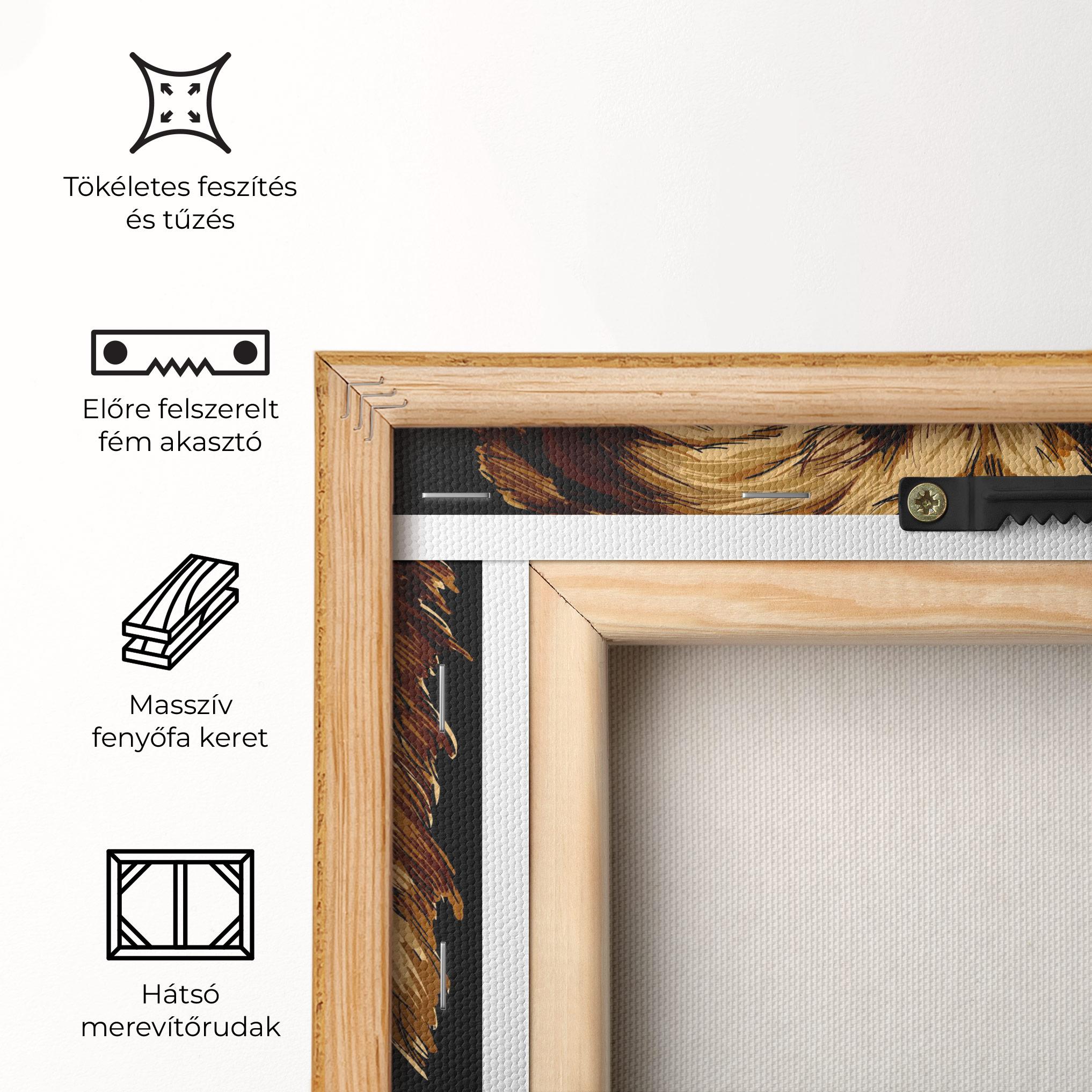 Vászonkép Lion Head mockup 5