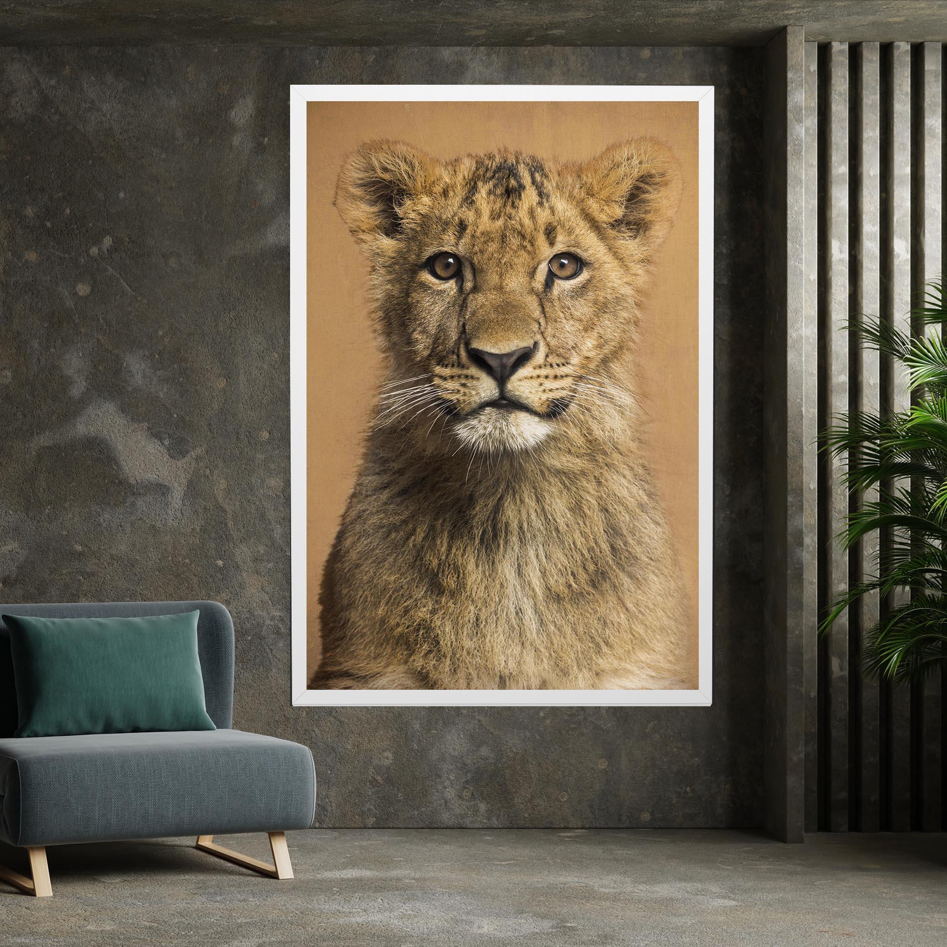 Vászonkép Baby Lion mockup 7