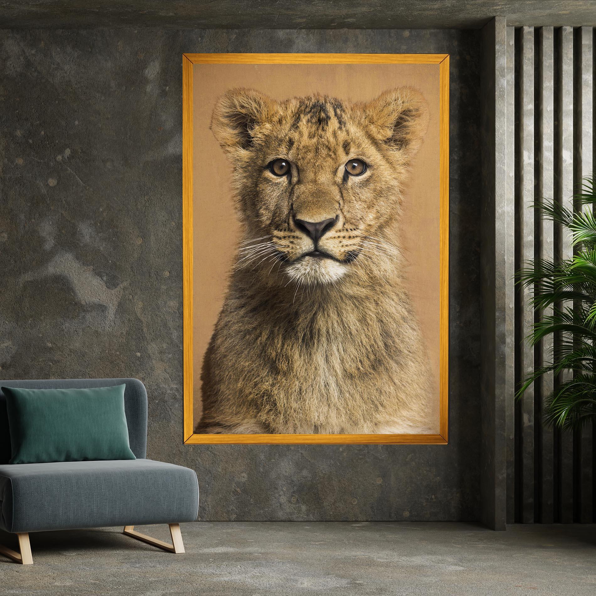 Vászonkép Baby Lion mockup 7