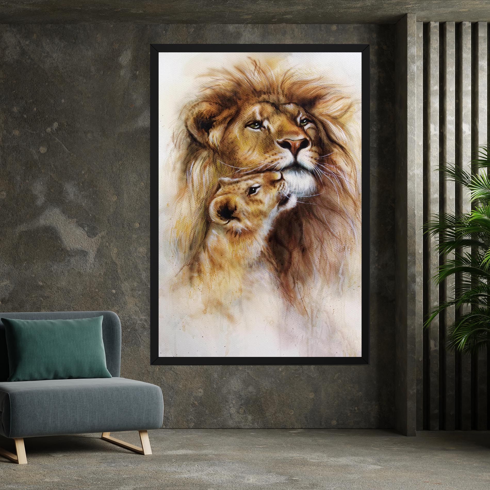 Lion Love mockup 7