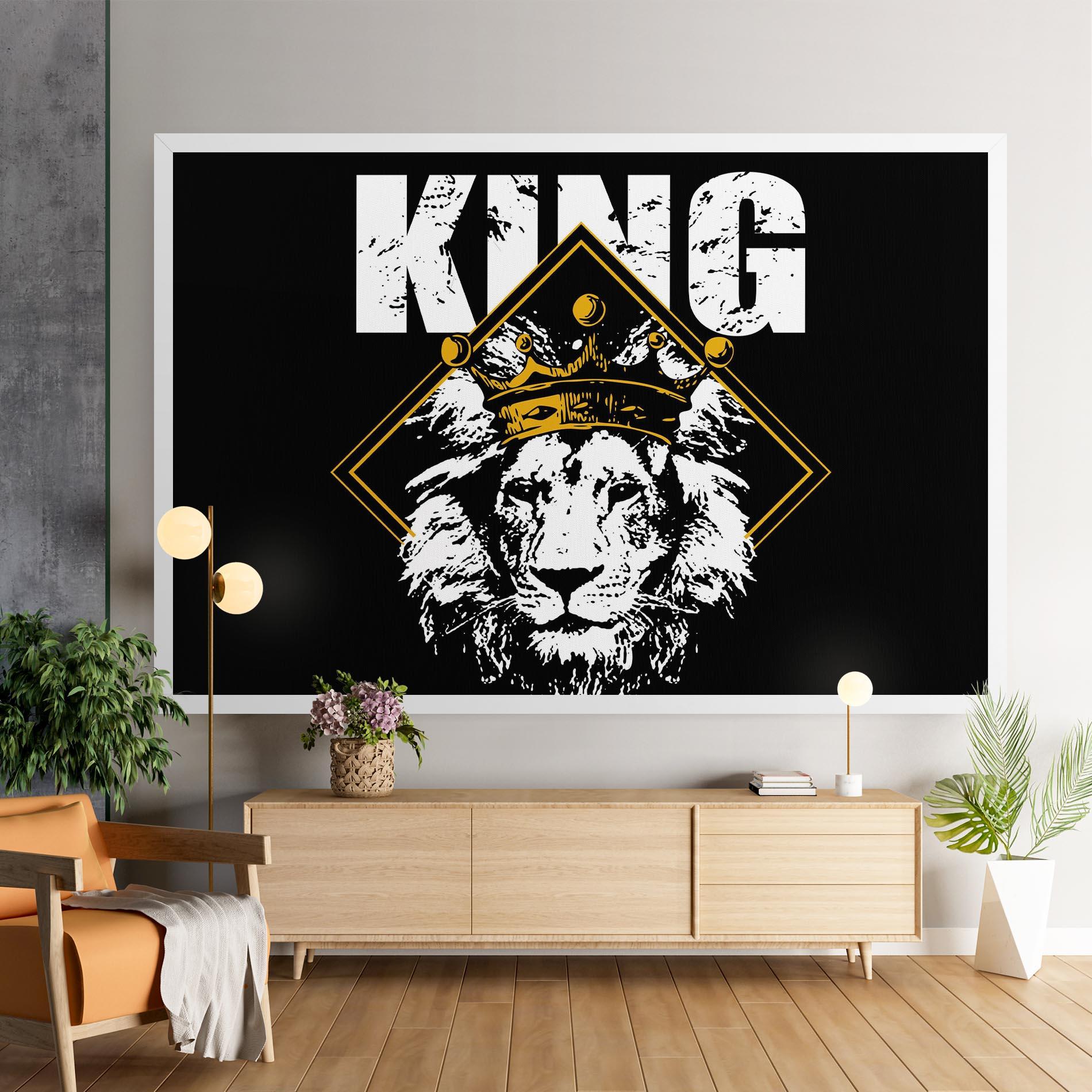 Vászonkép Jungle King mockup 9
