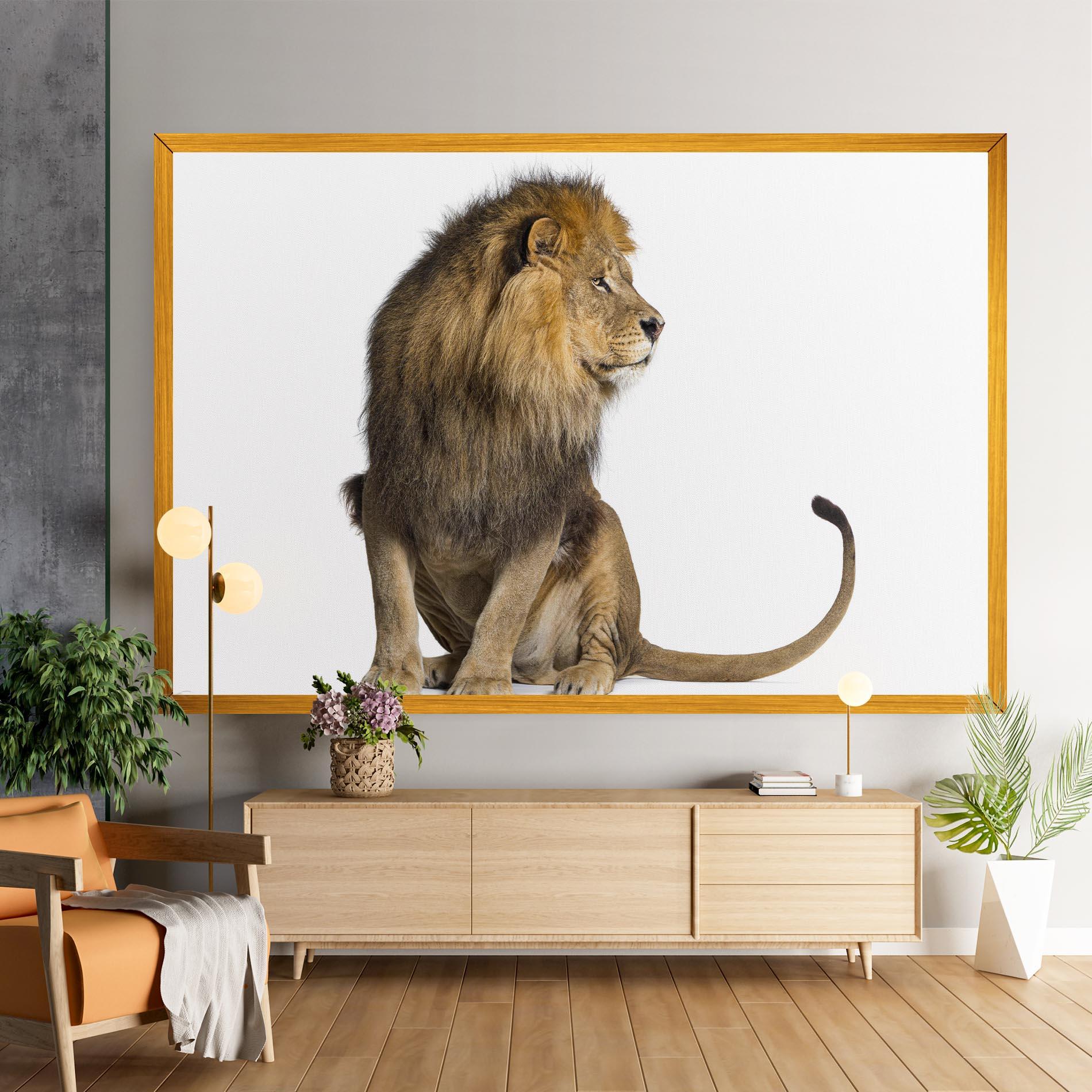 Vászonkép Big Lion mockup 9