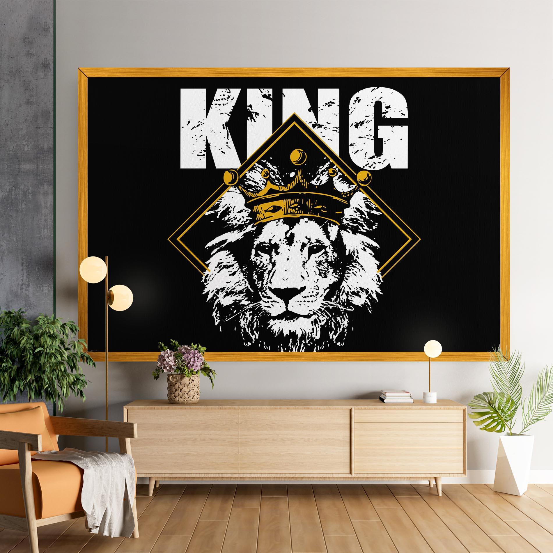 Vászonkép Jungle King mockup 9