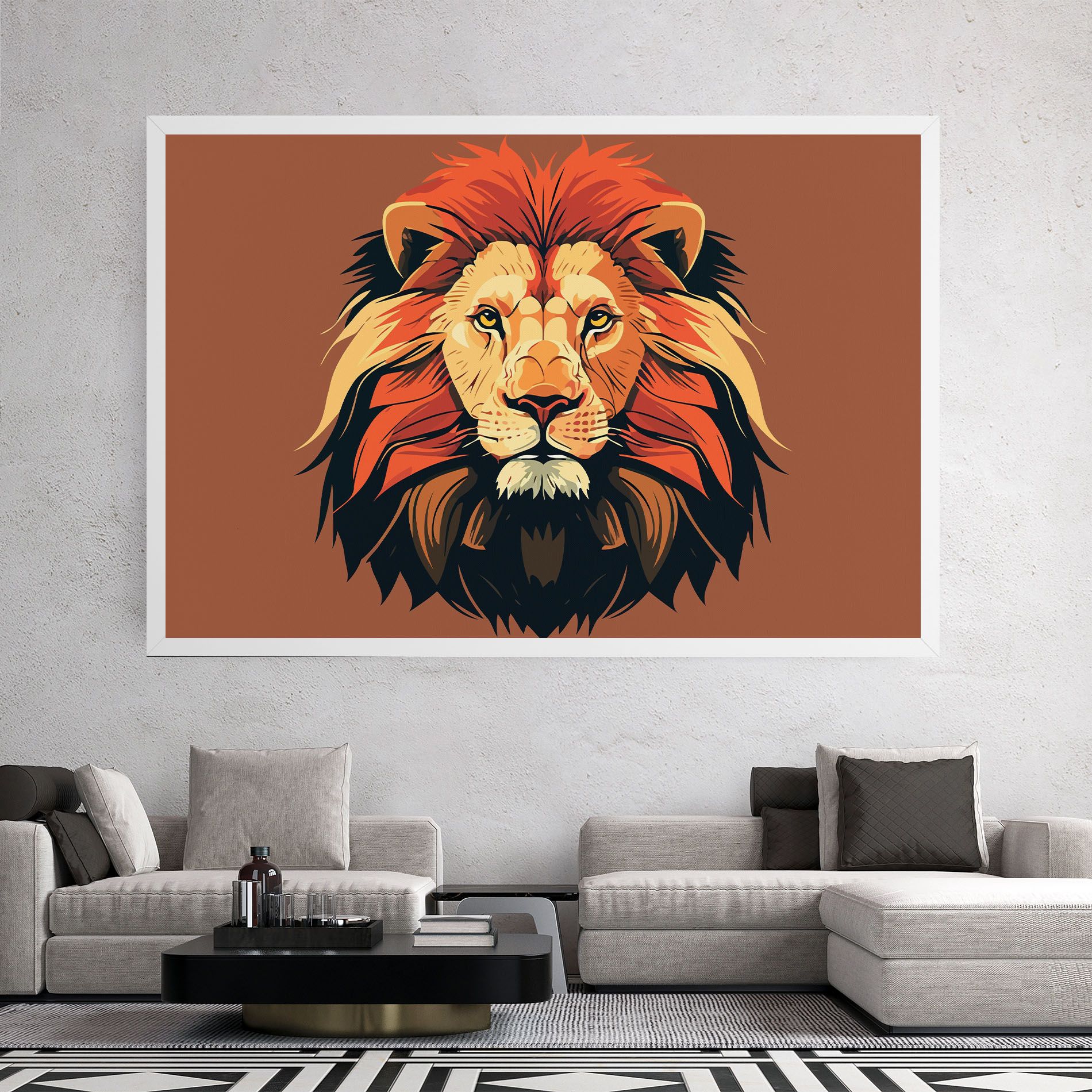 African Lion mockup 2