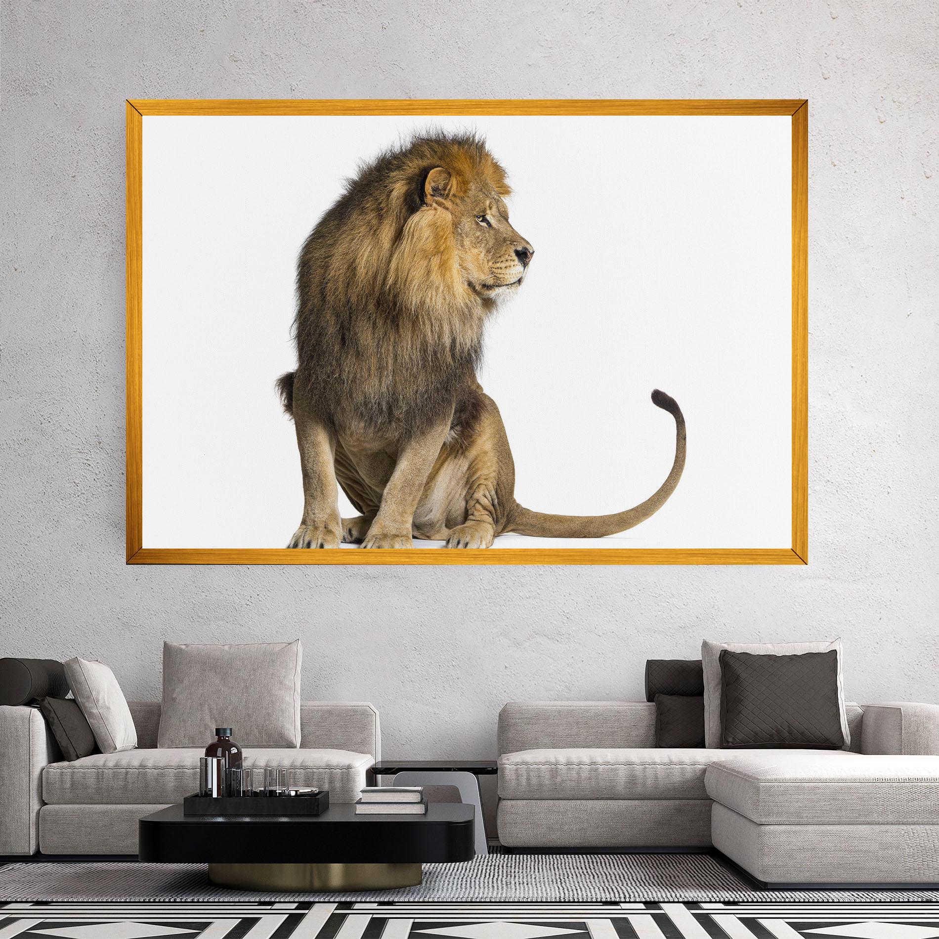 Vászonkép Big Lion mockup 2