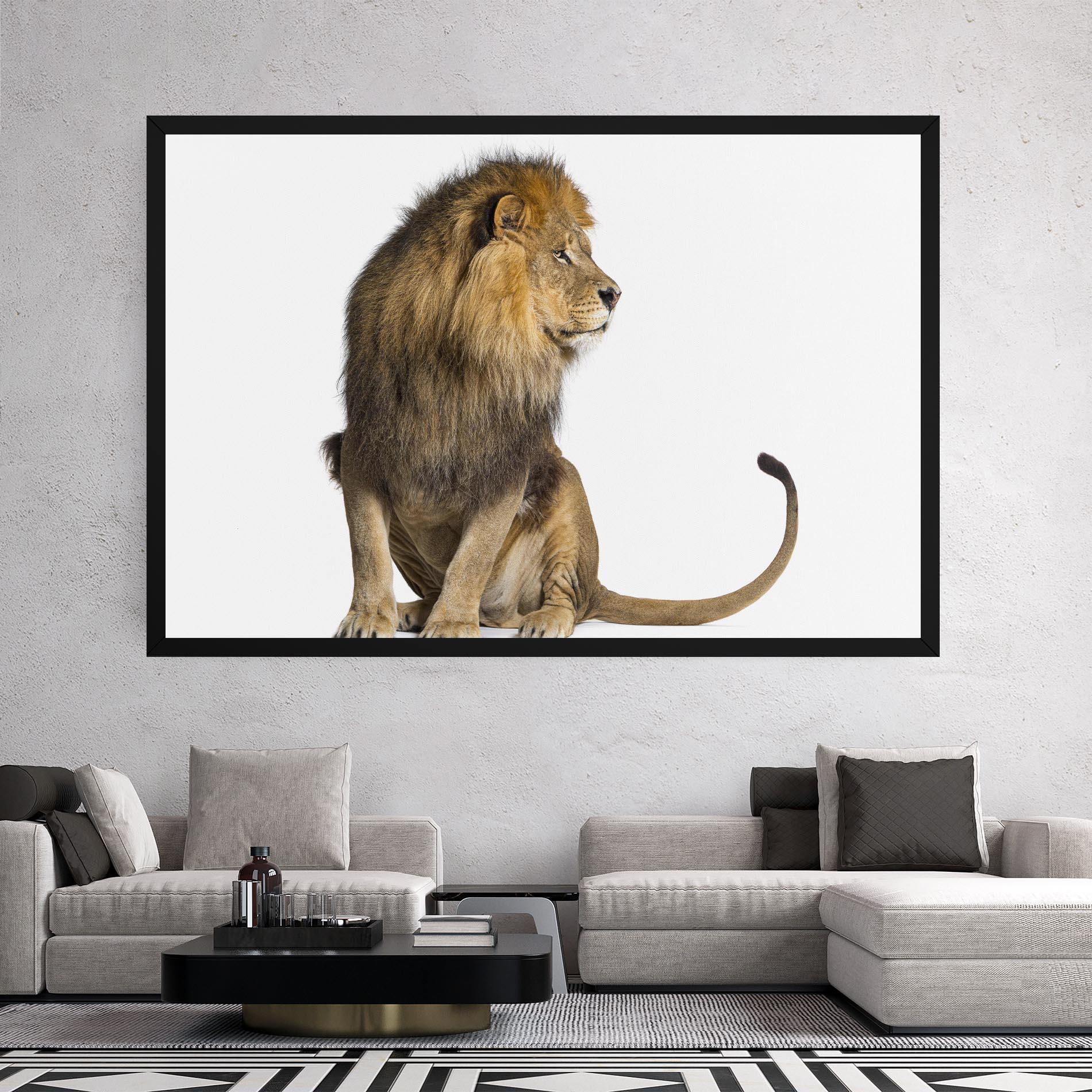 Vászonkép Big Lion mockup 2