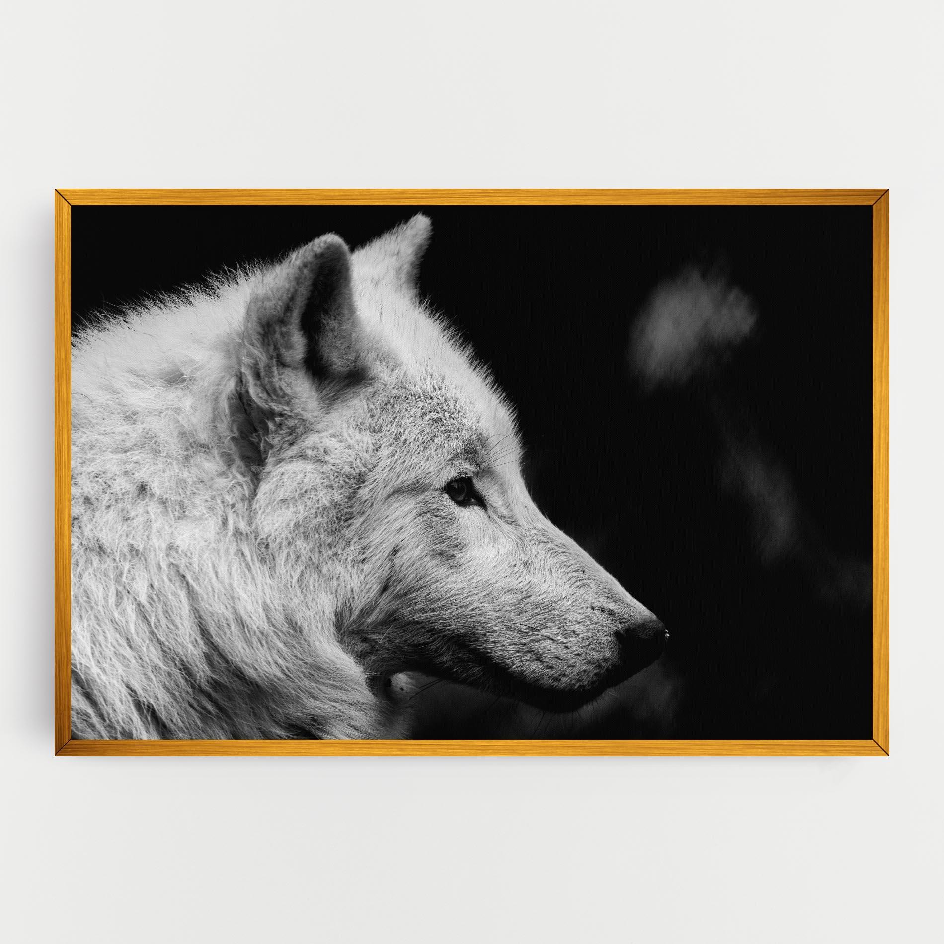Vászonkép Grey Wolf mockup 0