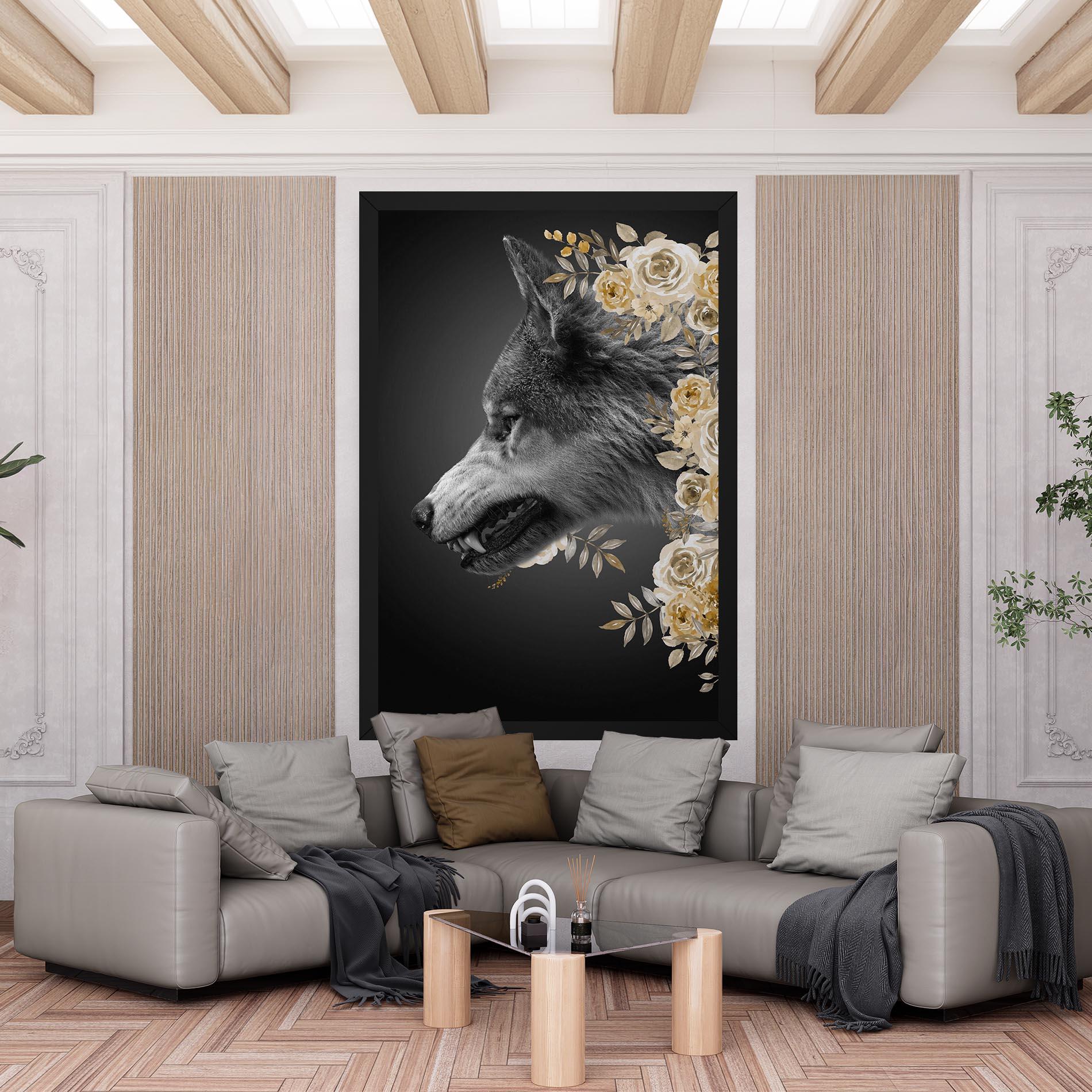 Vászonkép The Wolf In You mockup 6