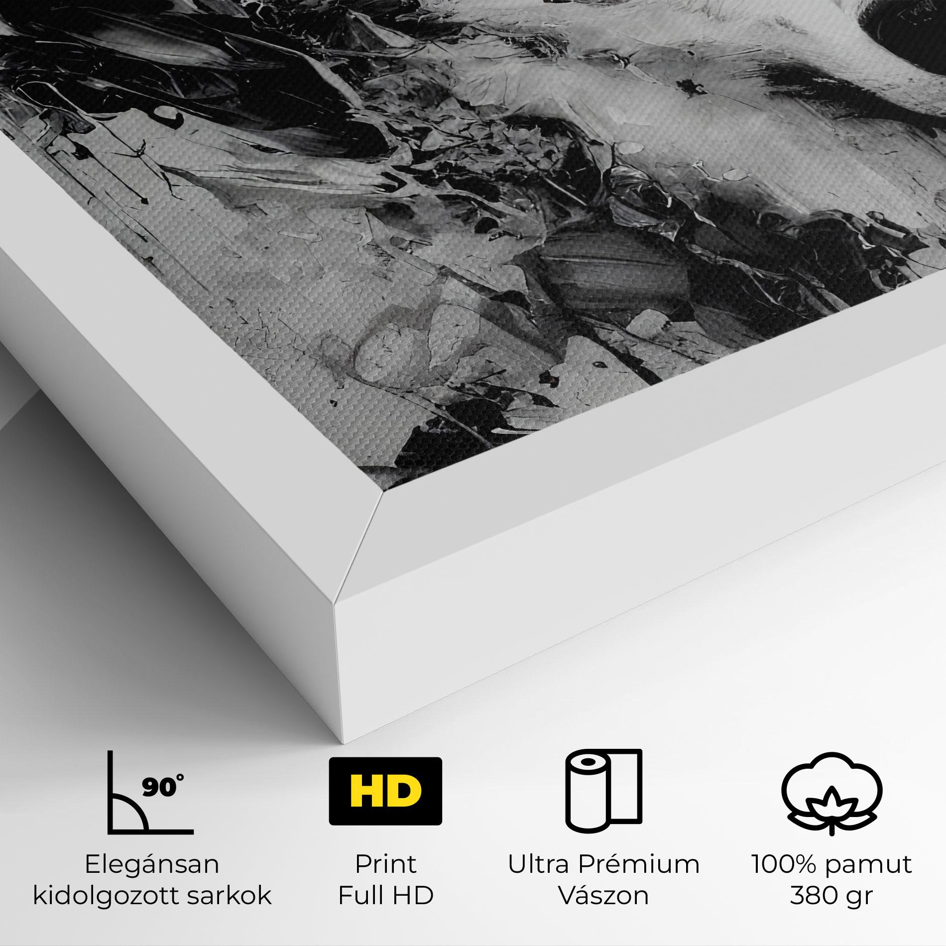 Vászonkép Grey Wolf Portrait mockup 4