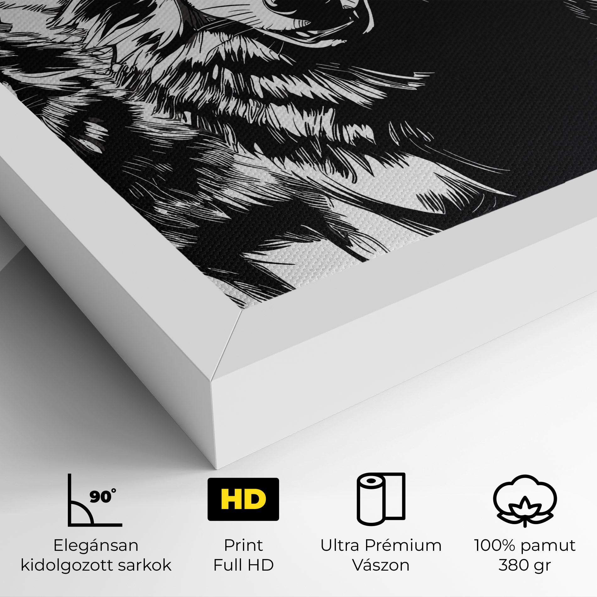 Vászonkép Wolves mockup 4