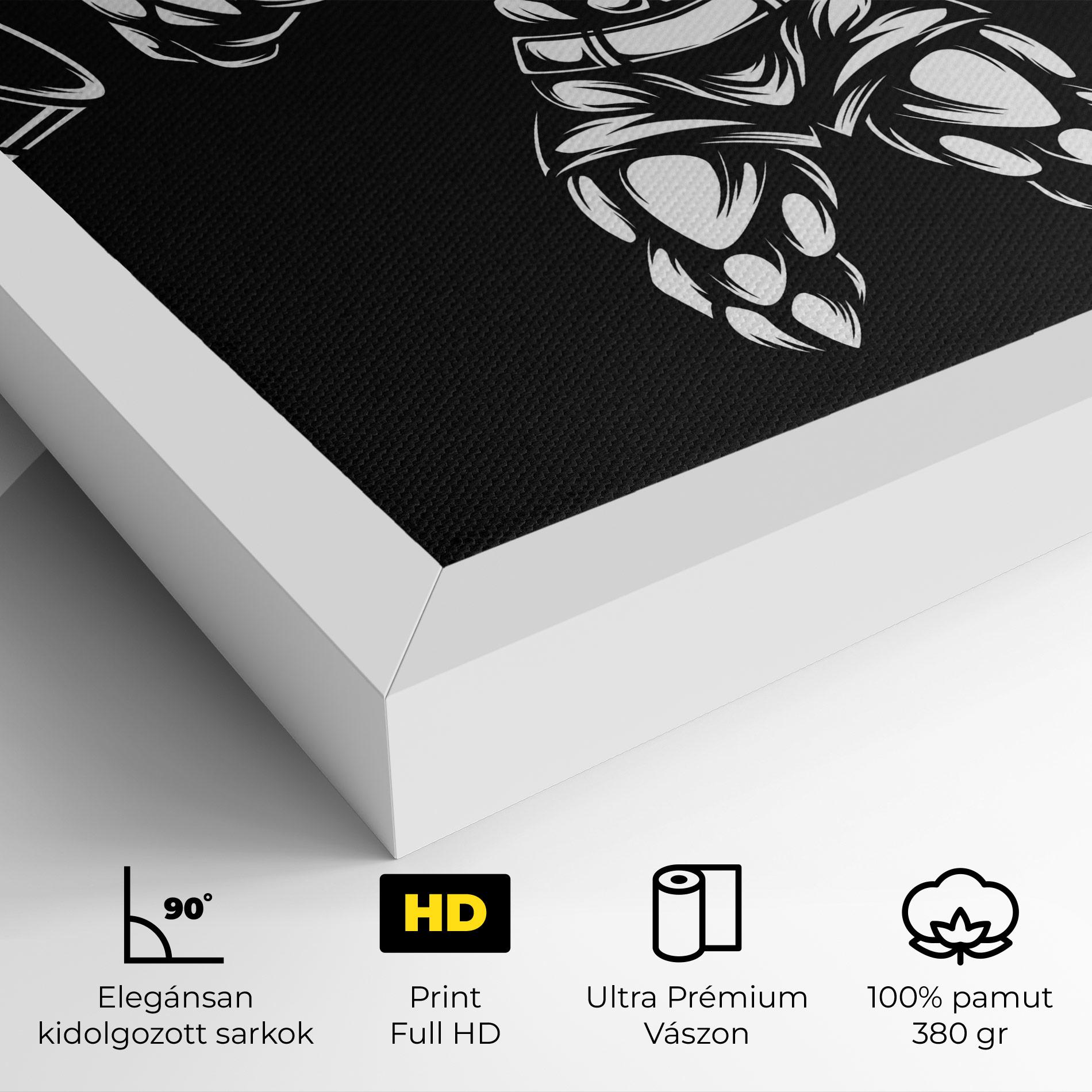 Vászonkép Work Out Wolf mockup 4