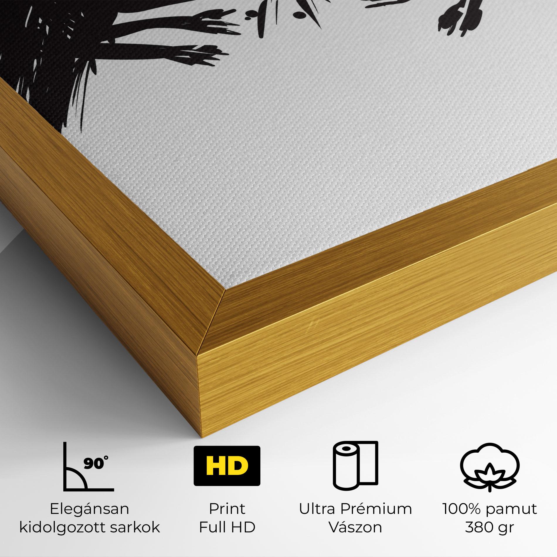 Vászonkép Black Wolves mockup 4