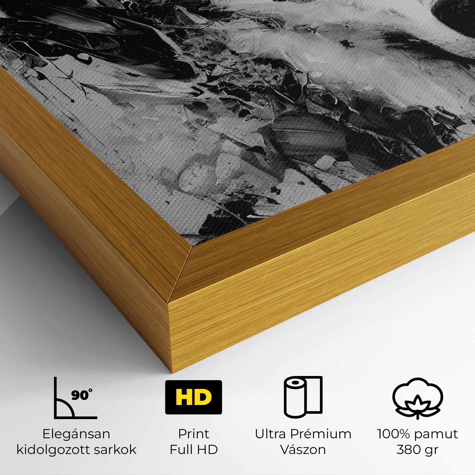 Vászonkép Grey Wolf Portrait mockup 4