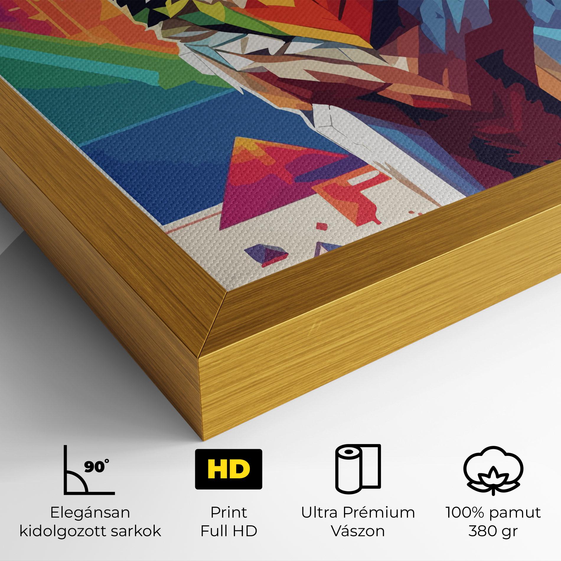 Vászonkép Wolf Character mockup 4