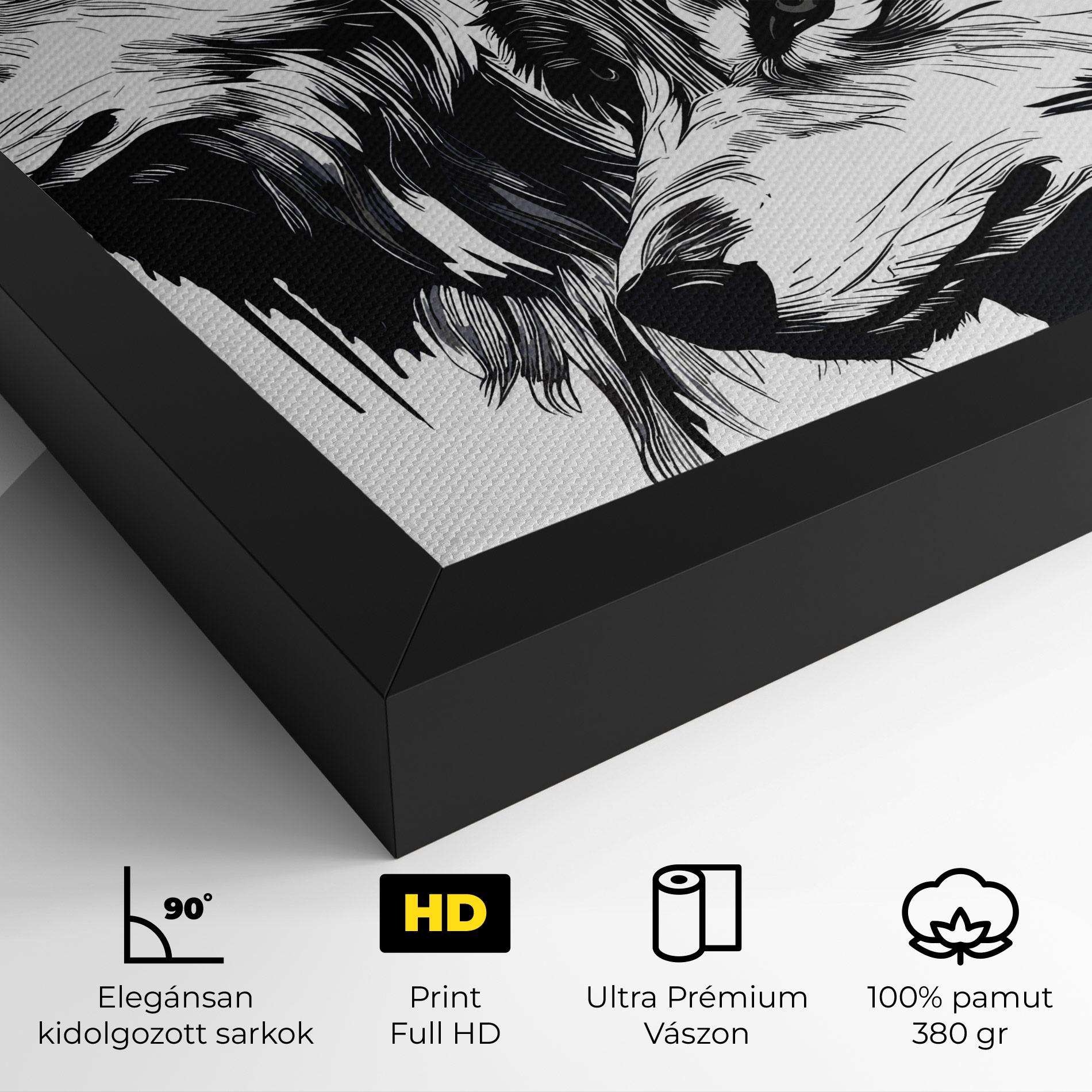 Vászonkép Wolf Friends mockup 4