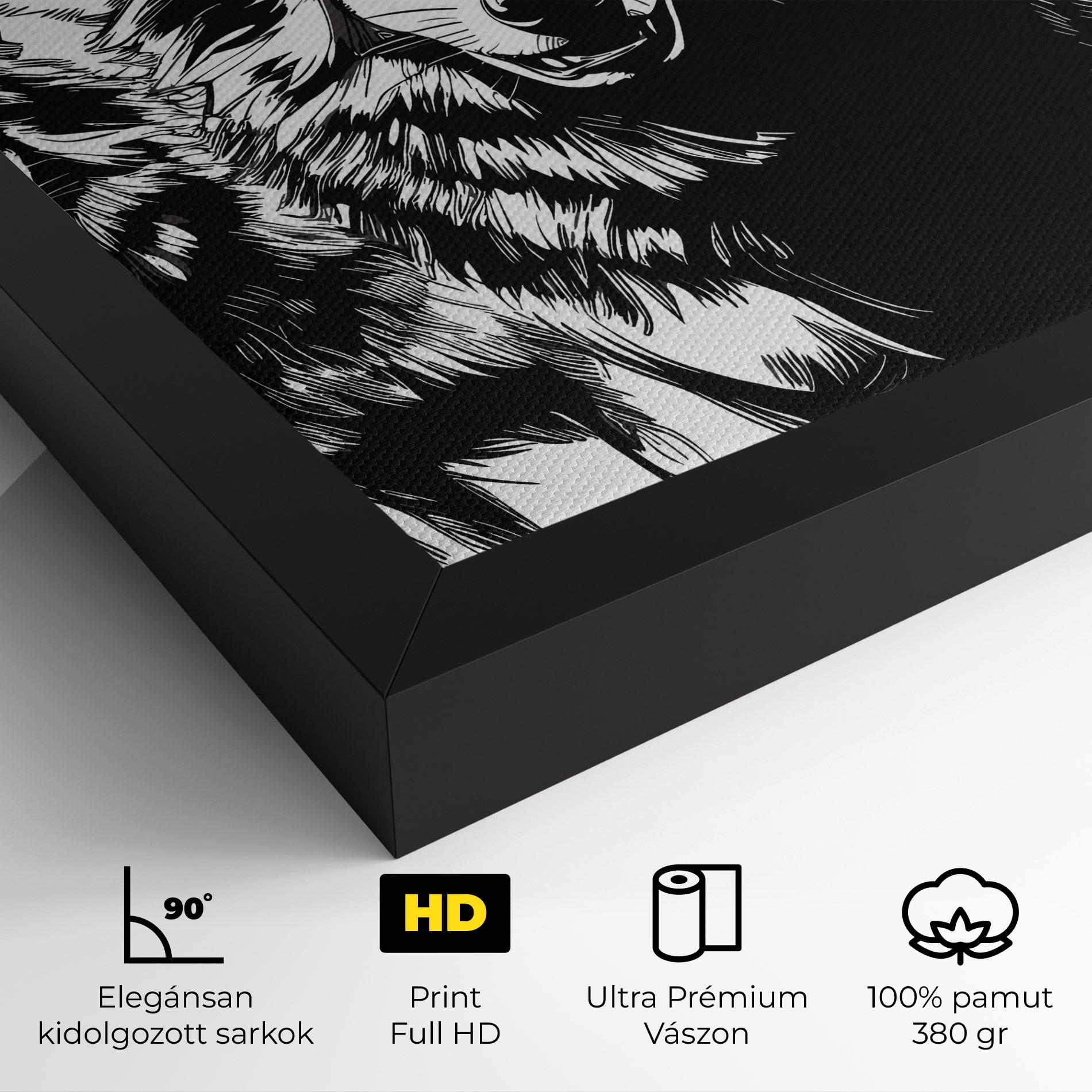 Vászonkép Wolves mockup 4
