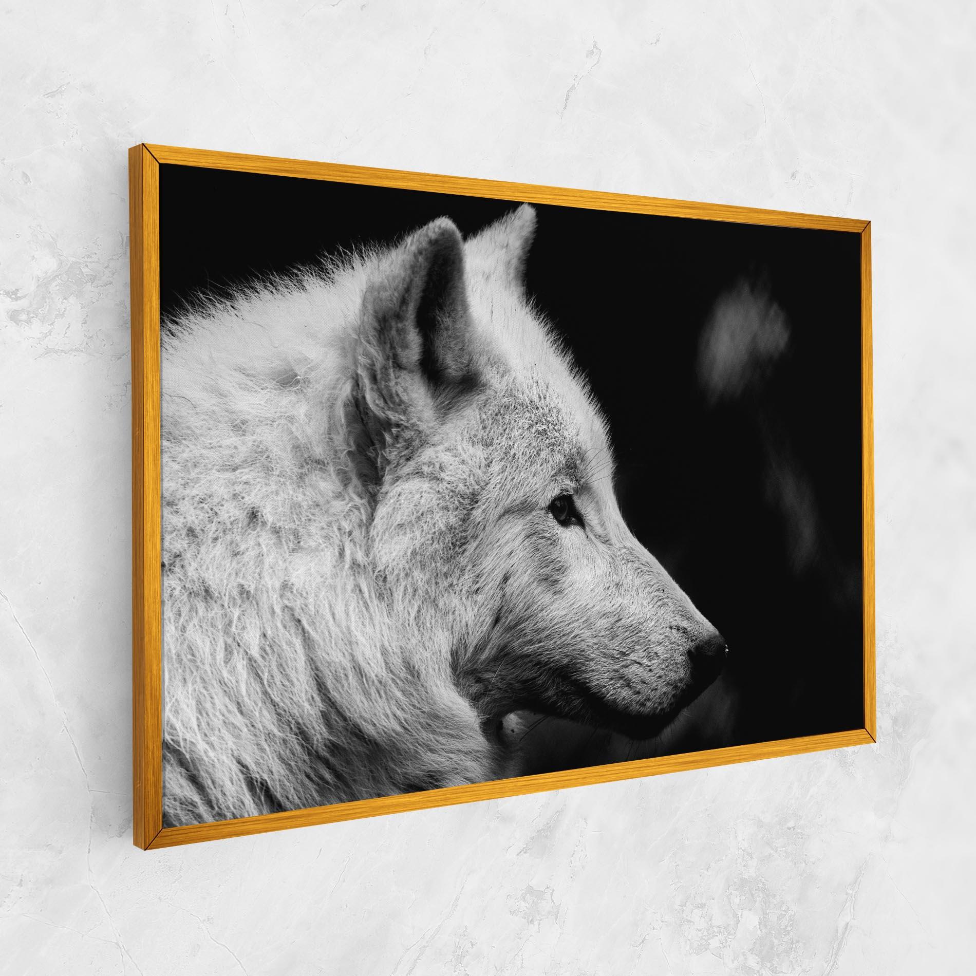 Vászonkép Grey Wolf mockup 1