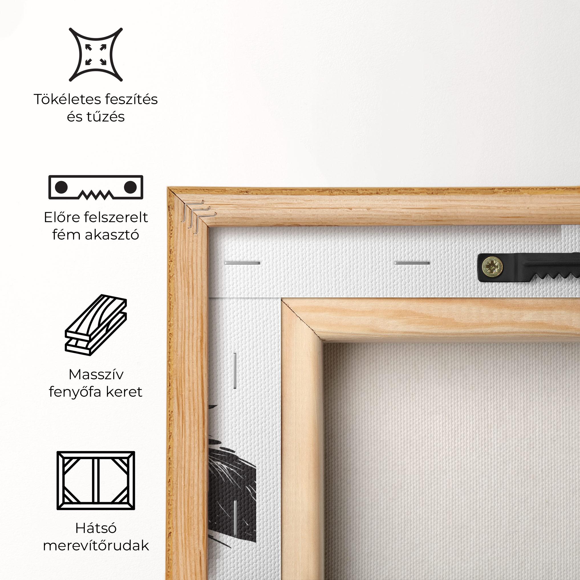 Vászonkép Black Wolves mockup 5