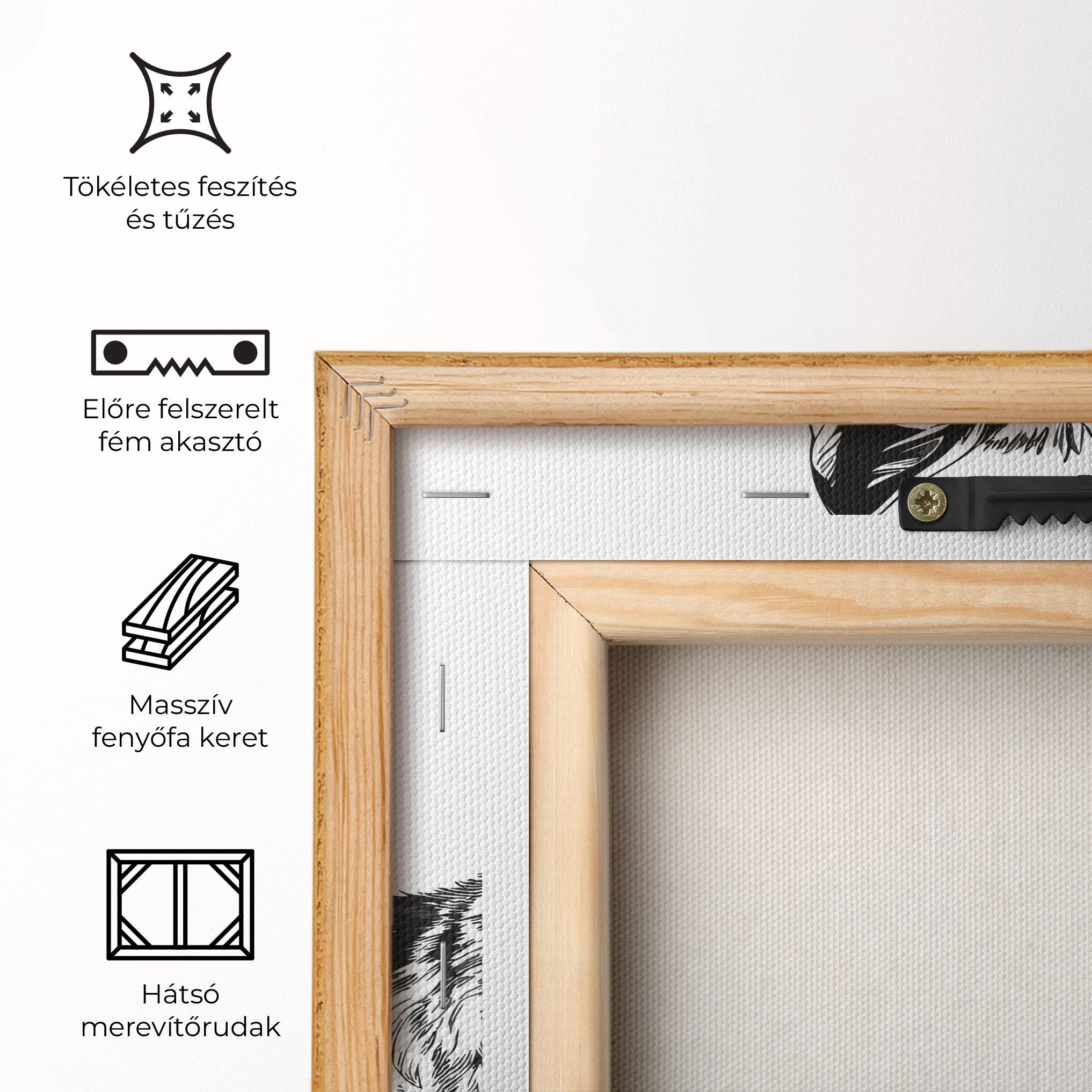 Vászonkép Wolves mockup 5