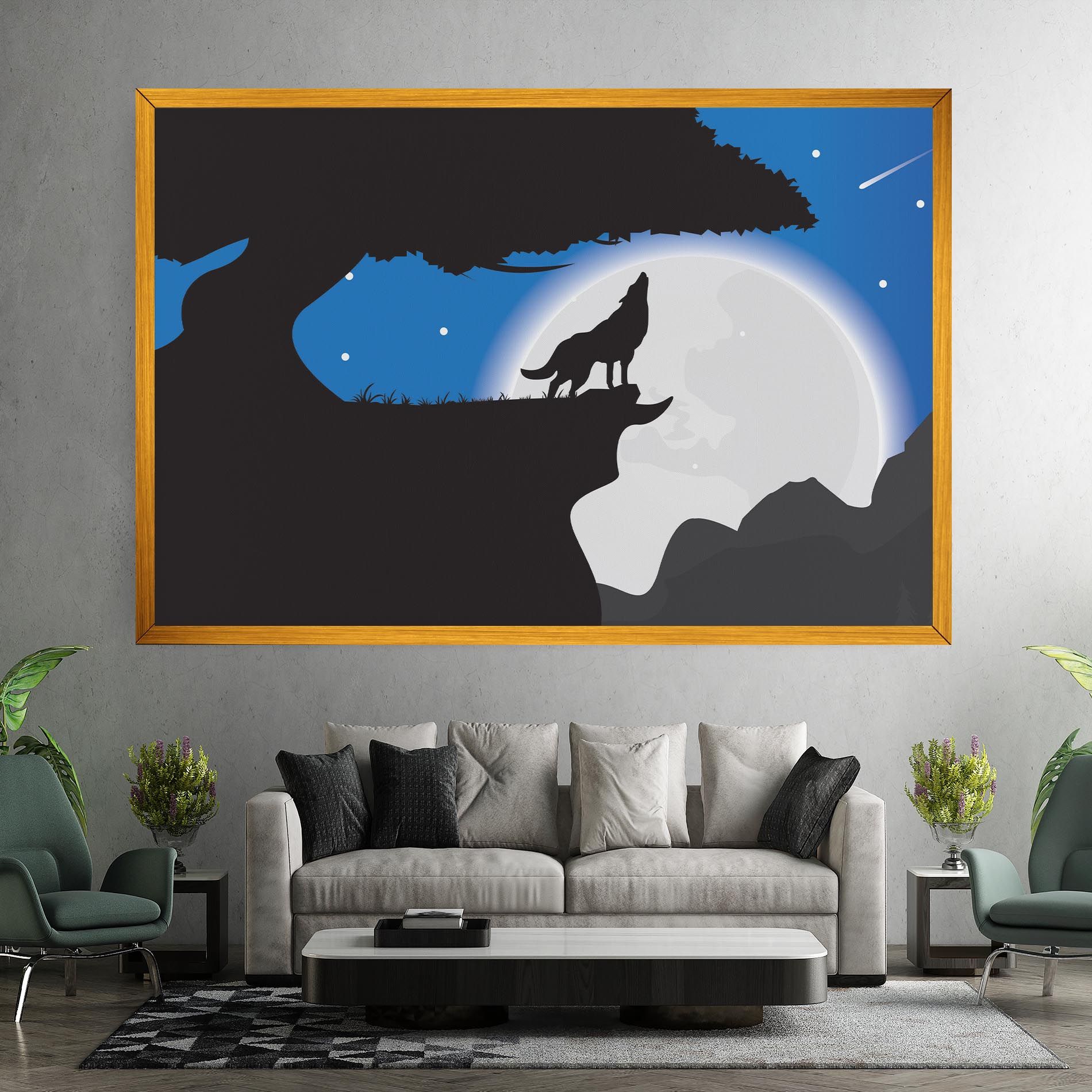 Blue Light Wolf mockup 7