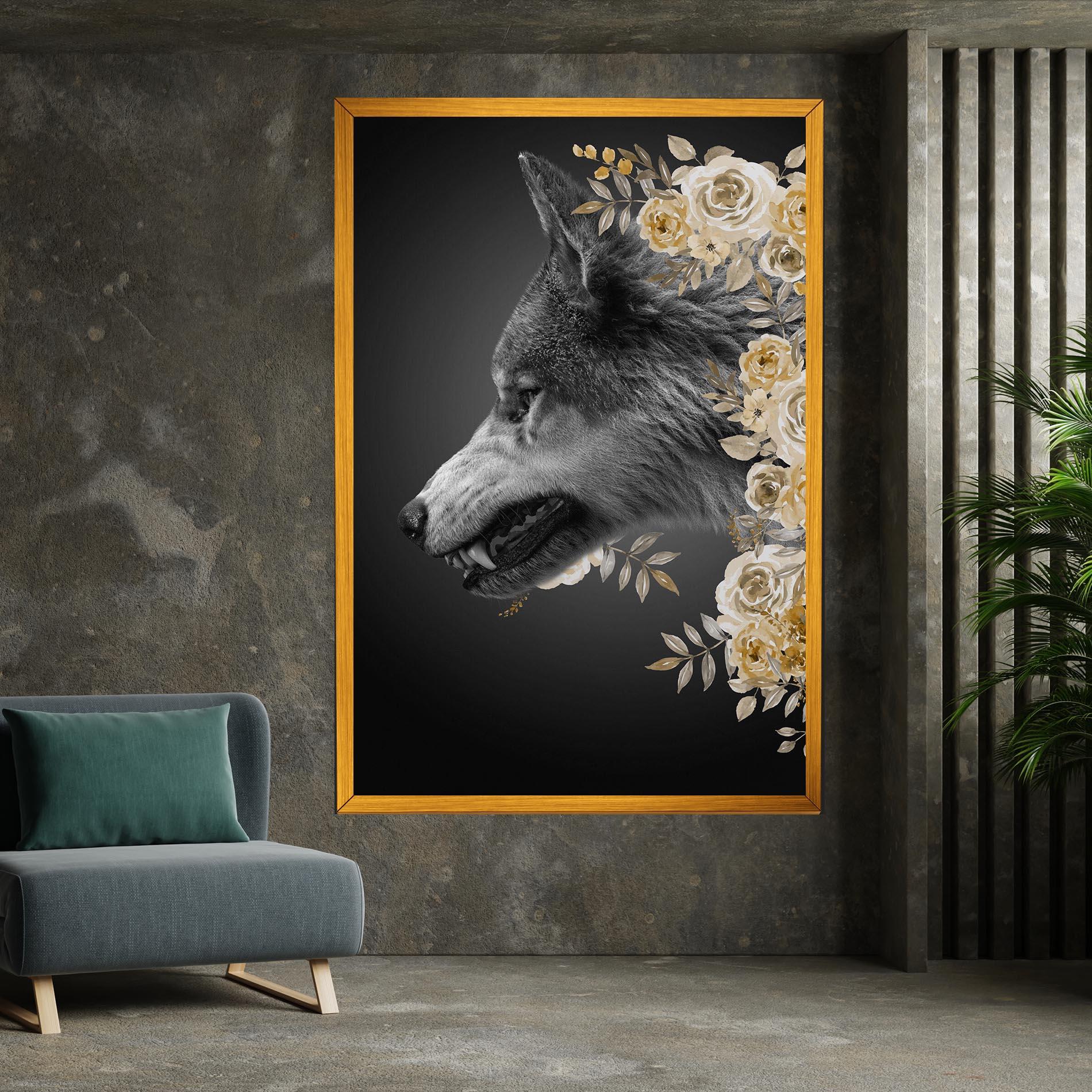 Vászonkép The Wolf In You mockup 7