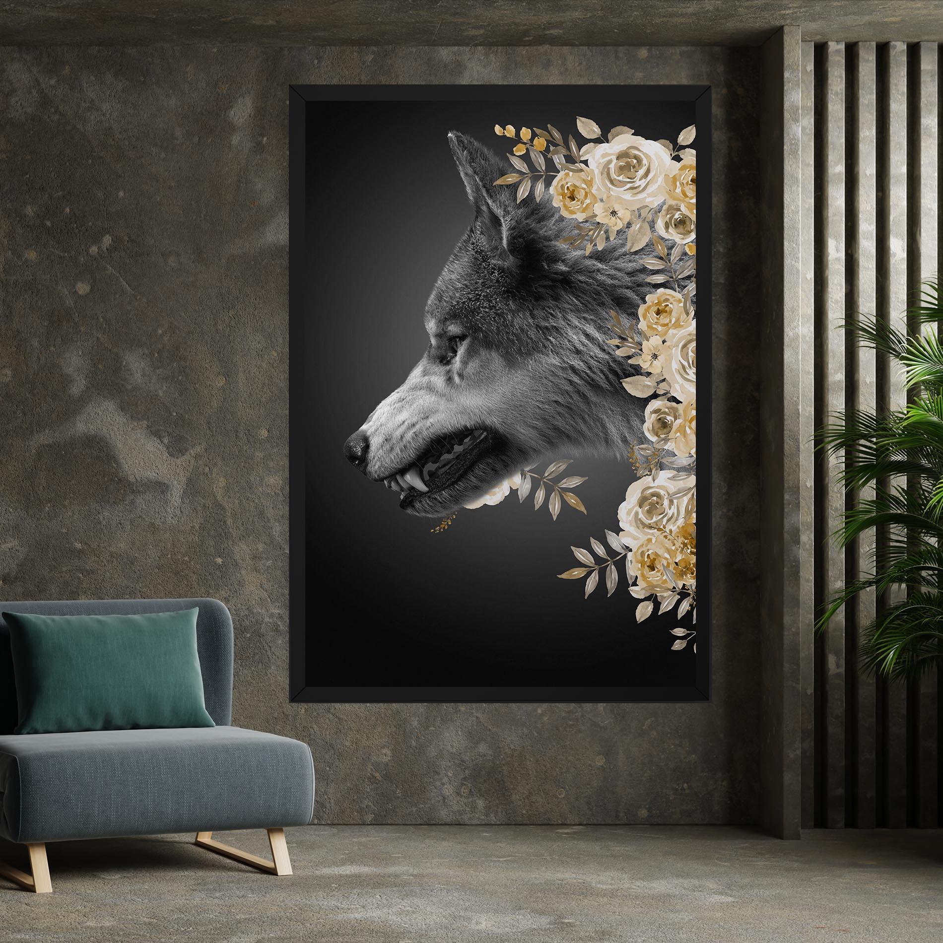Vászonkép The Wolf In You mockup 7