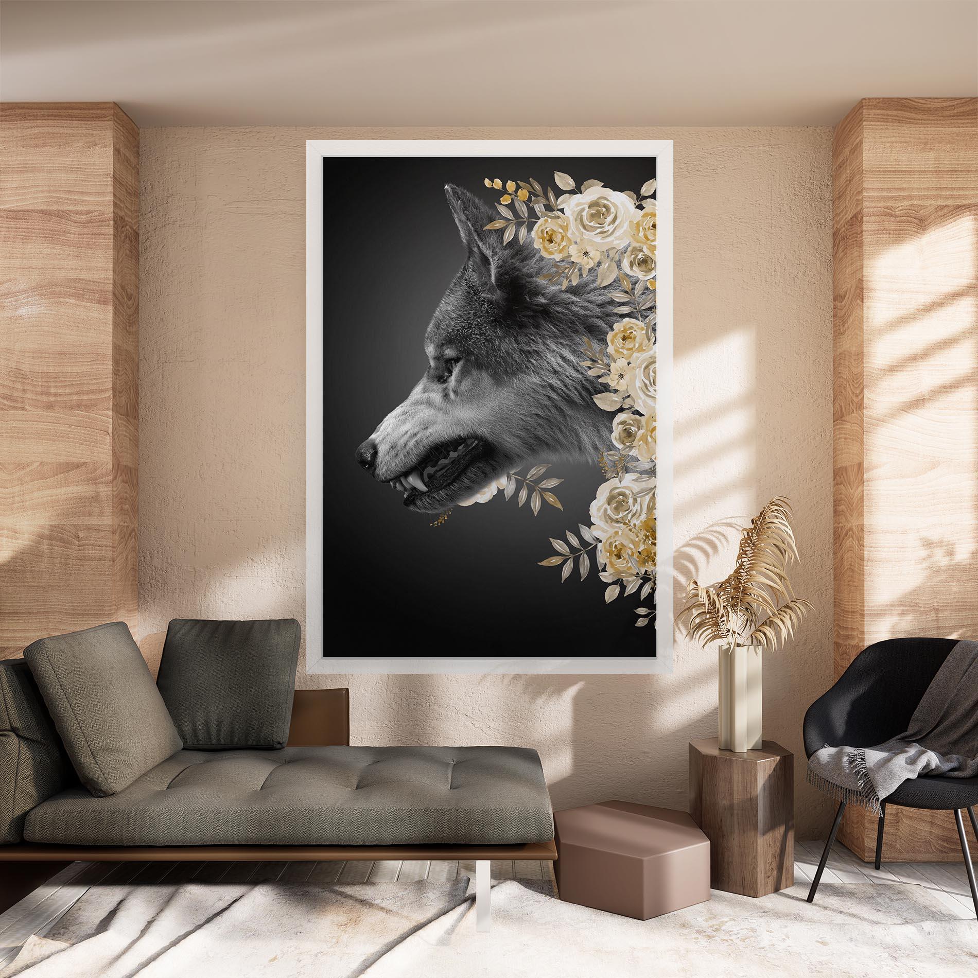 Vászonkép The Wolf In You mockup 8