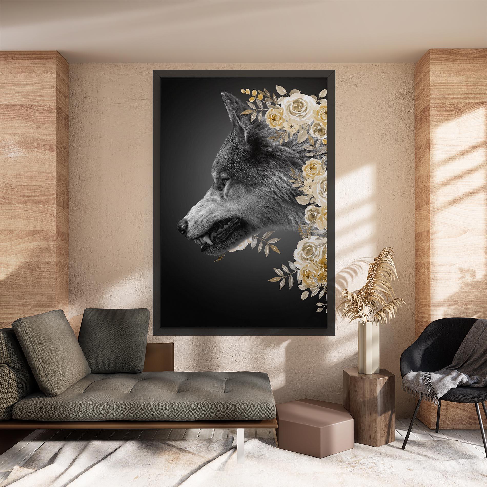 Vászonkép The Wolf In You mockup 8