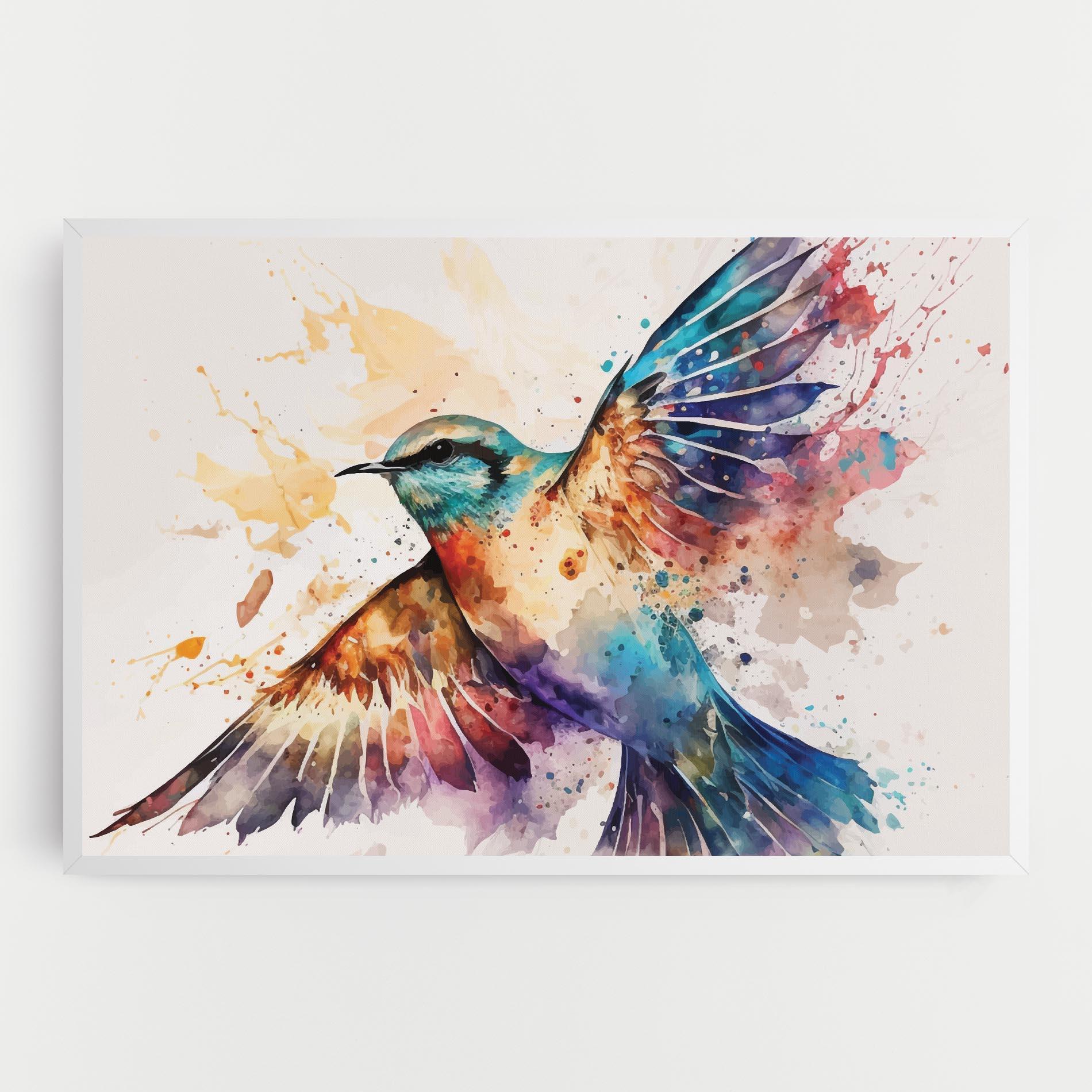 Vászonkép Painted Wings Bird mockup 0