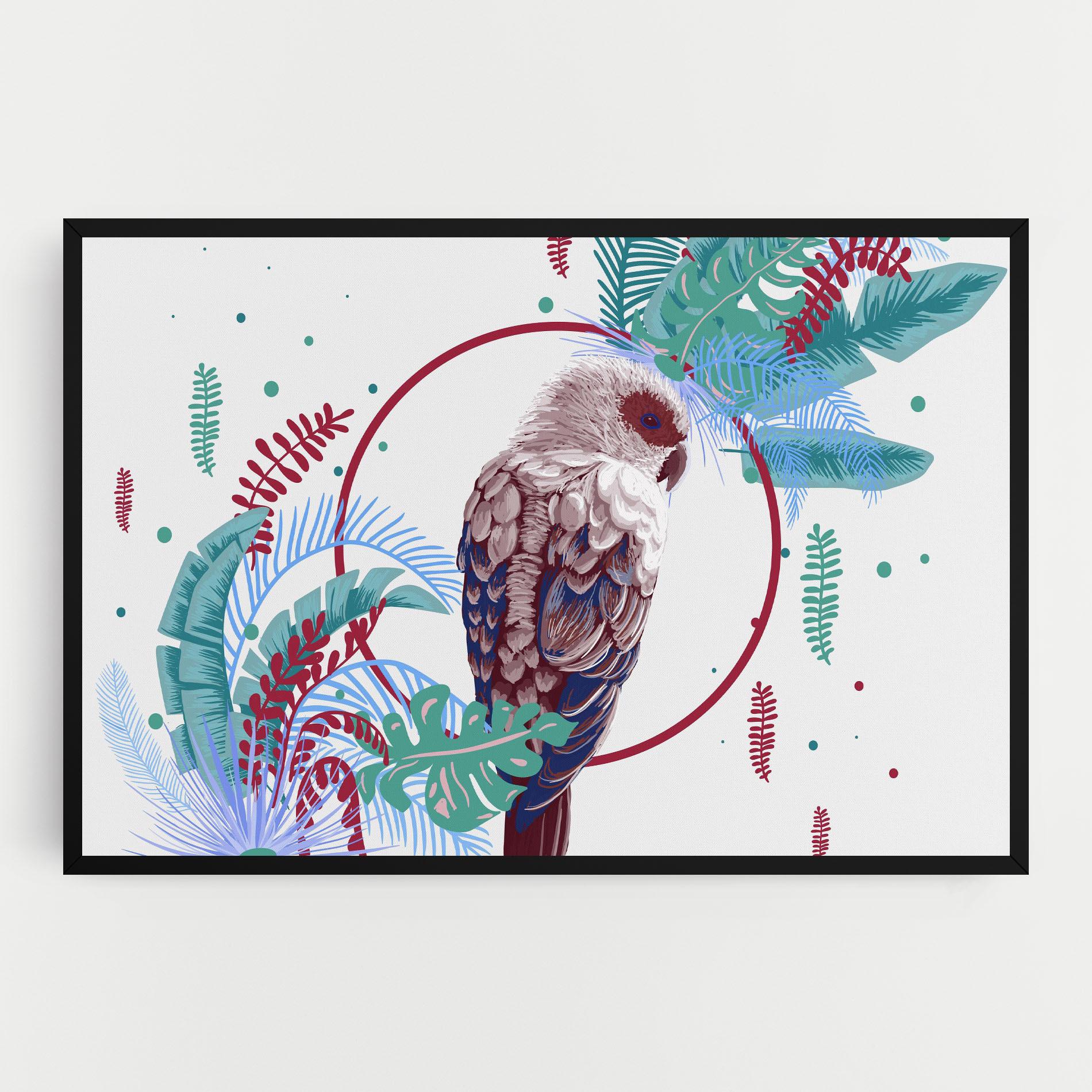 Vászonkép Bright Bird mockup 0