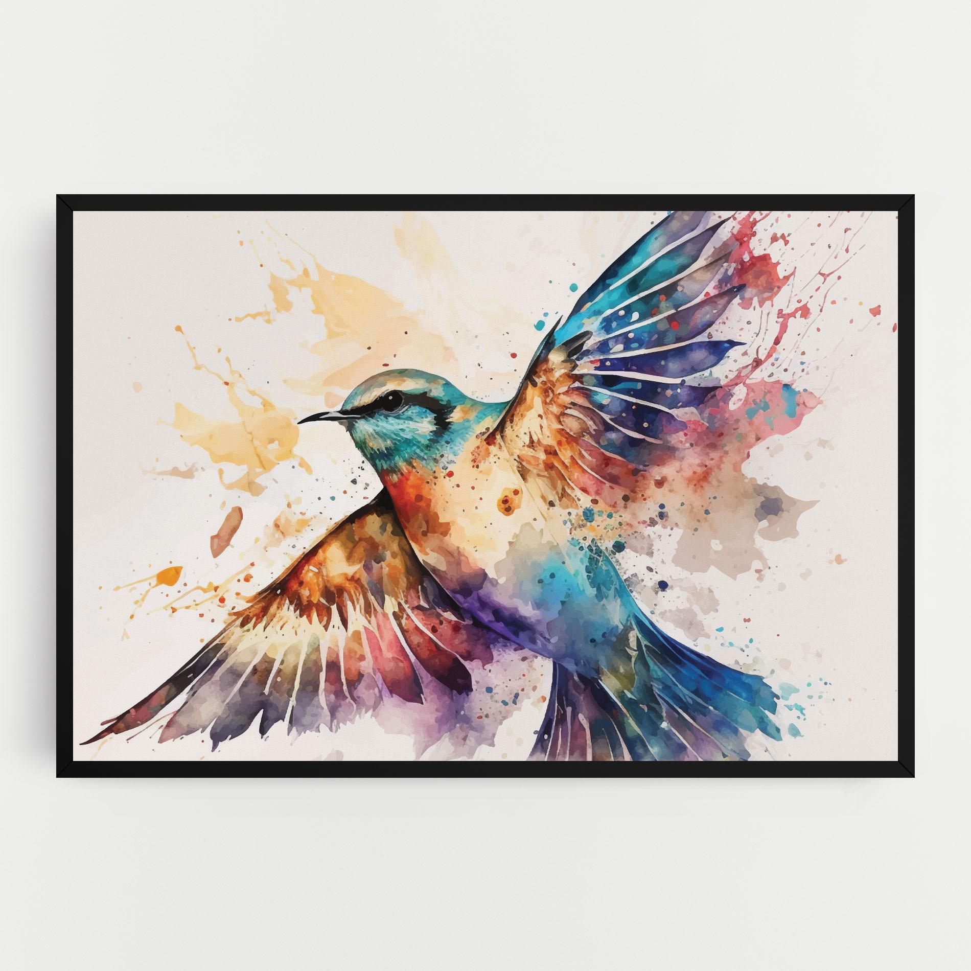 Vászonkép Painted Wings Bird mockup 0