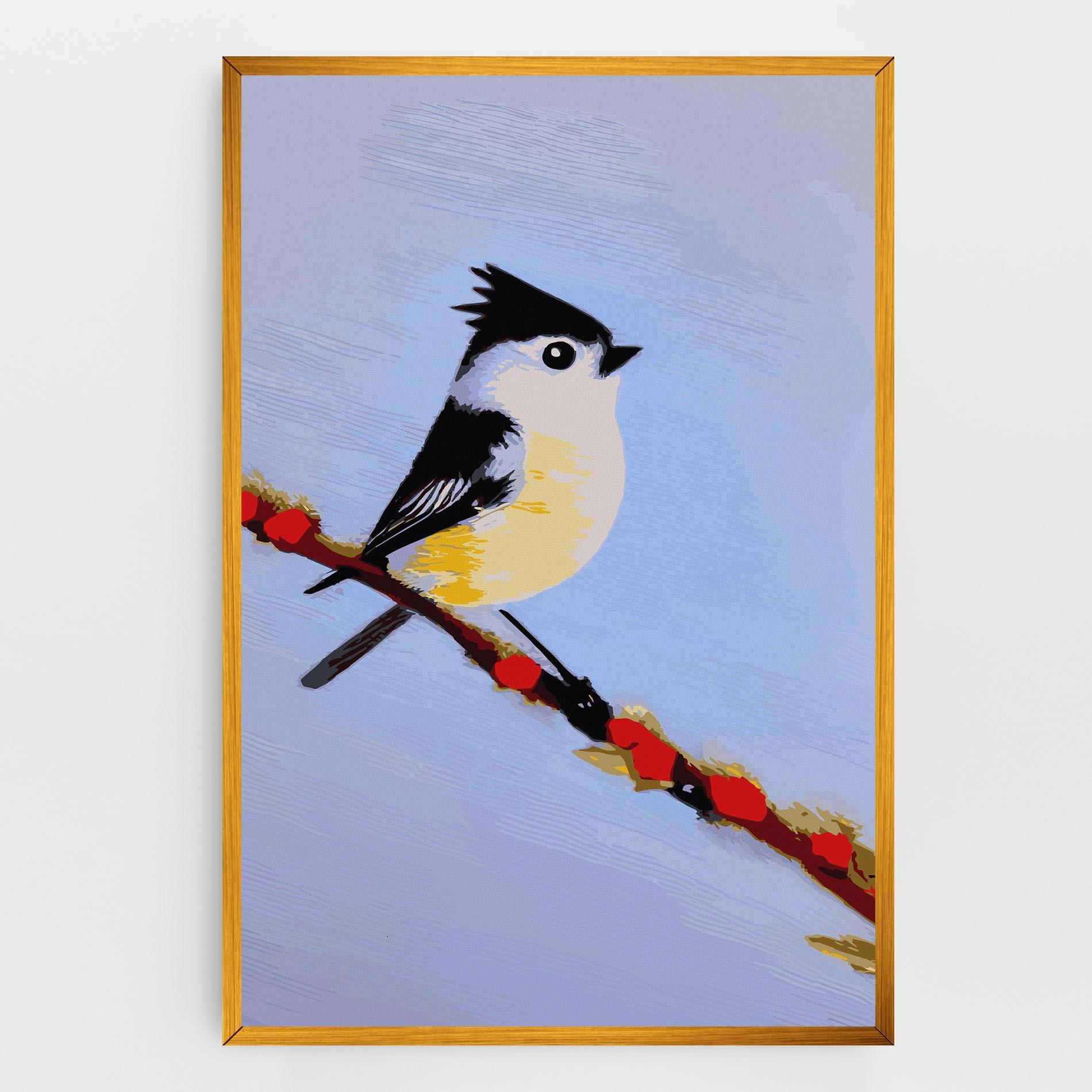 Vászonkép Bird Painting mockup 0