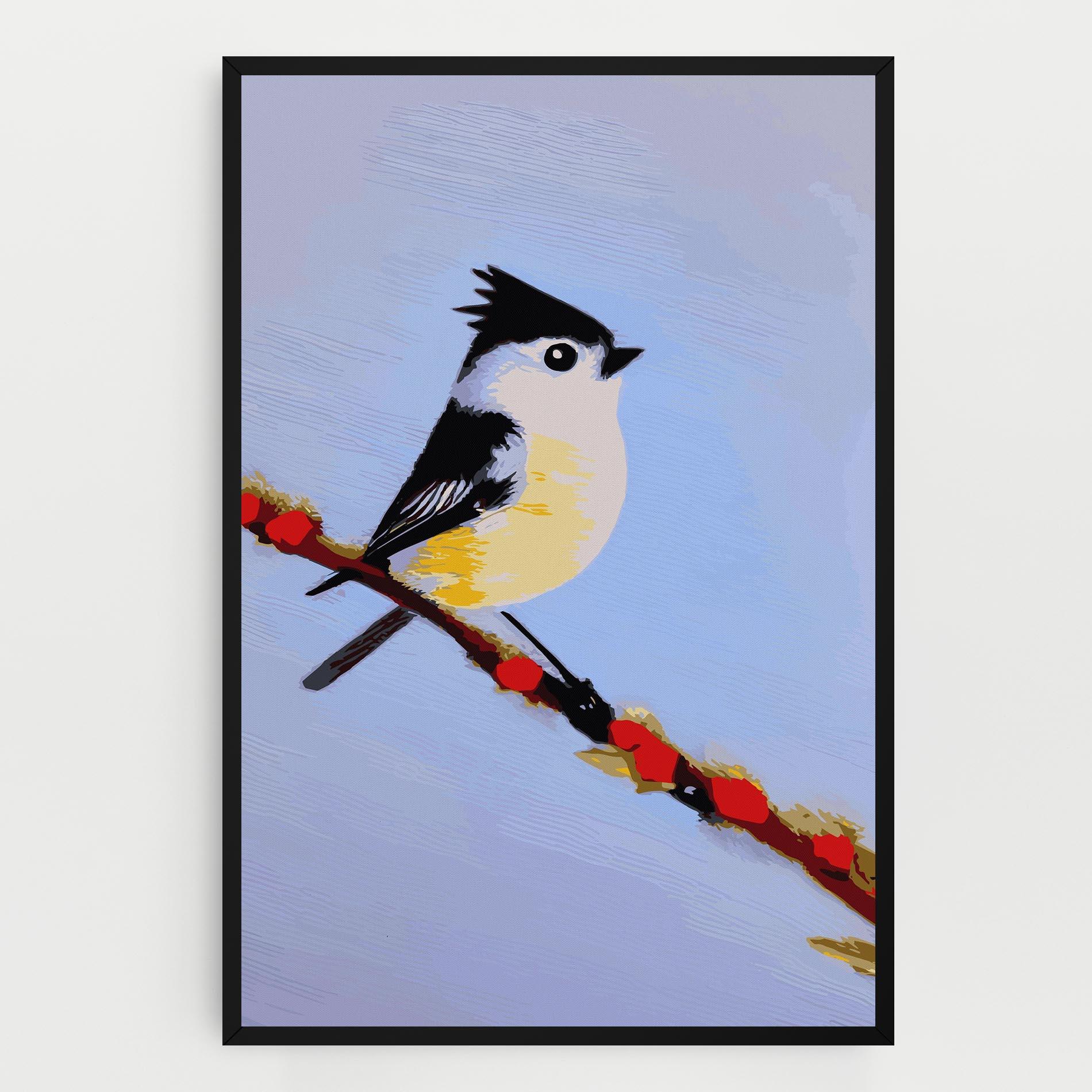 Vászonkép Bird Painting mockup 0