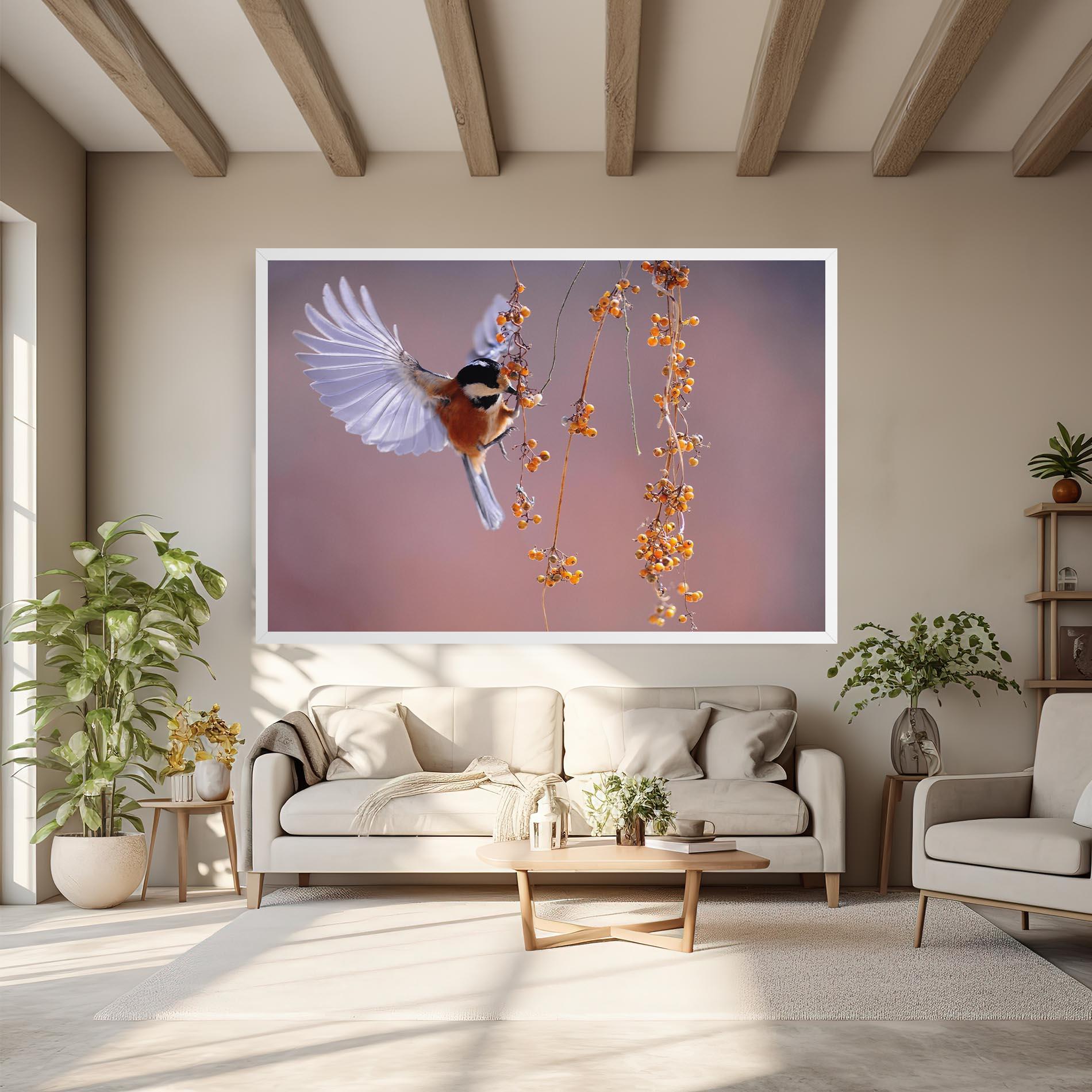 Vászonkép Woodpecker mockup 6