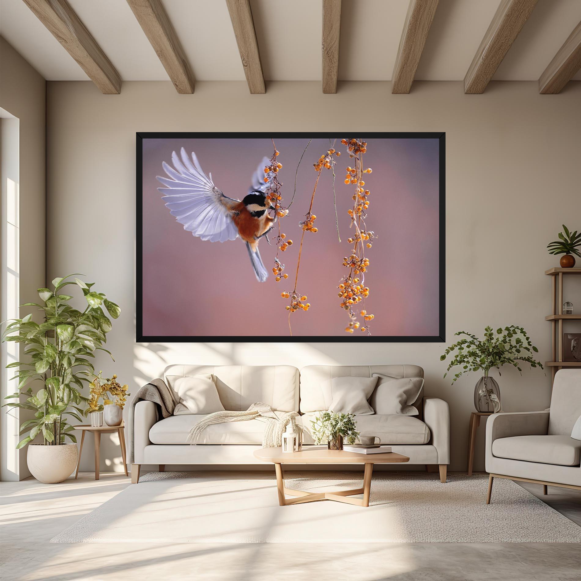 Vászonkép Woodpecker mockup 6