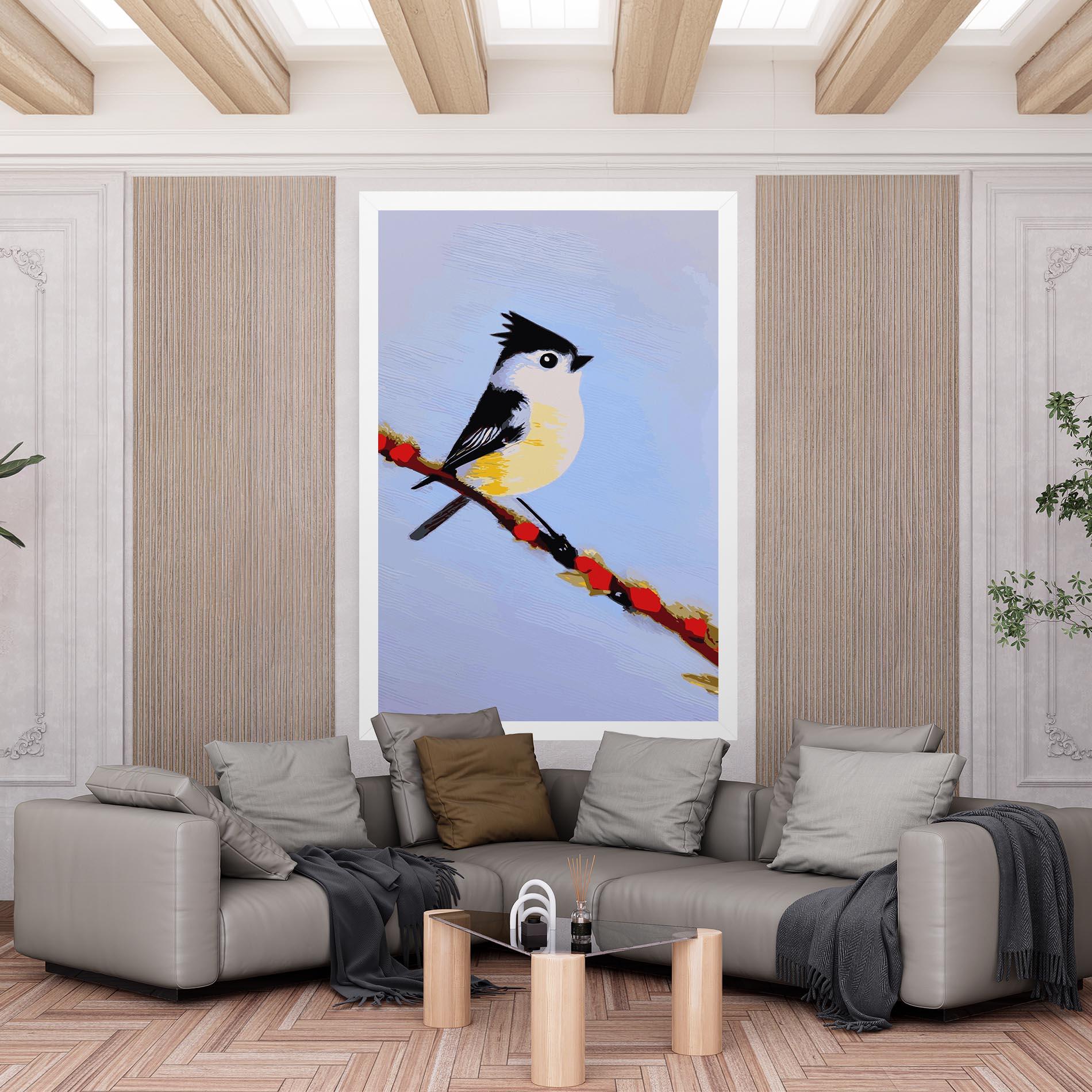 Vászonkép Bird Painting mockup 6