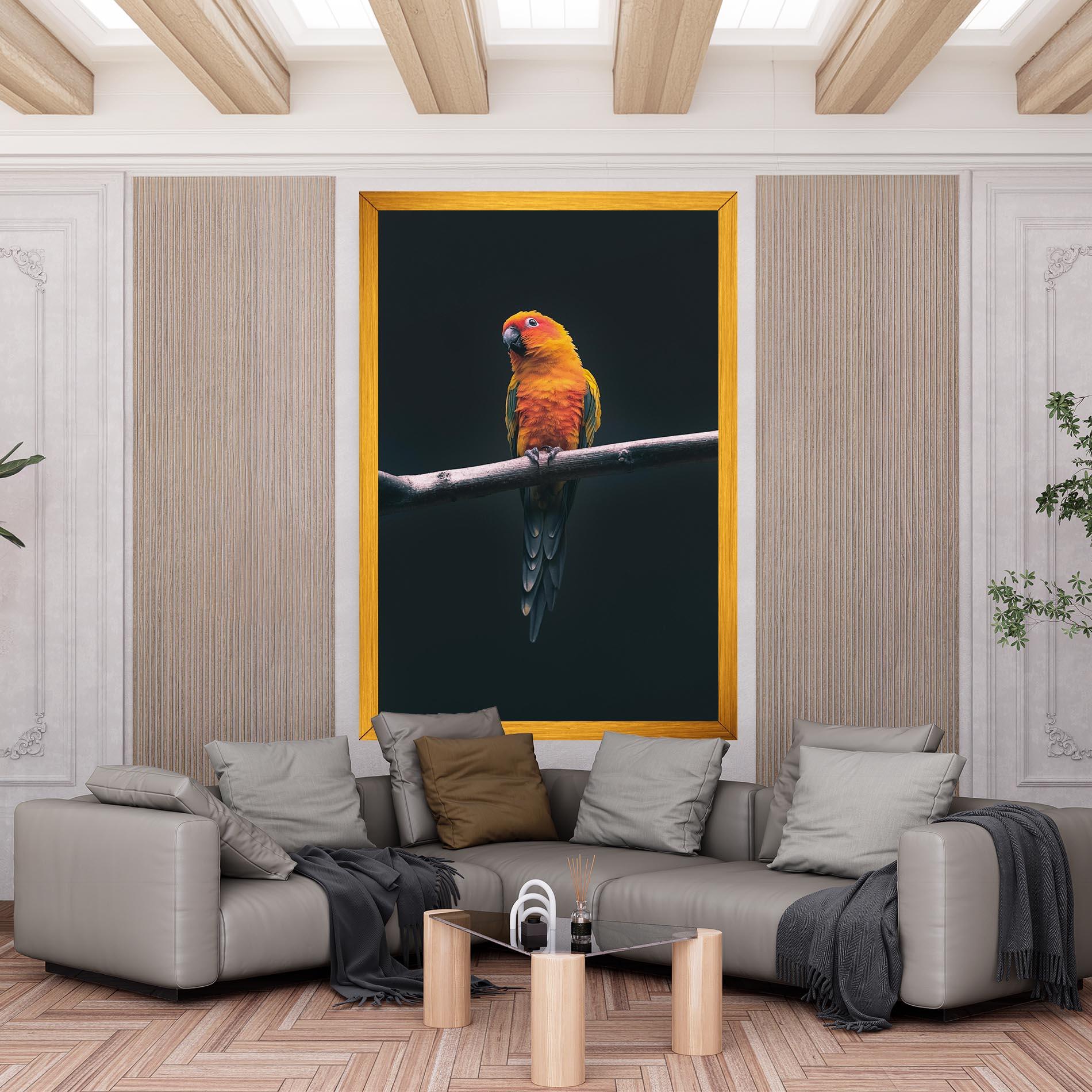 Vászonkép Fire Parrot mockup 6