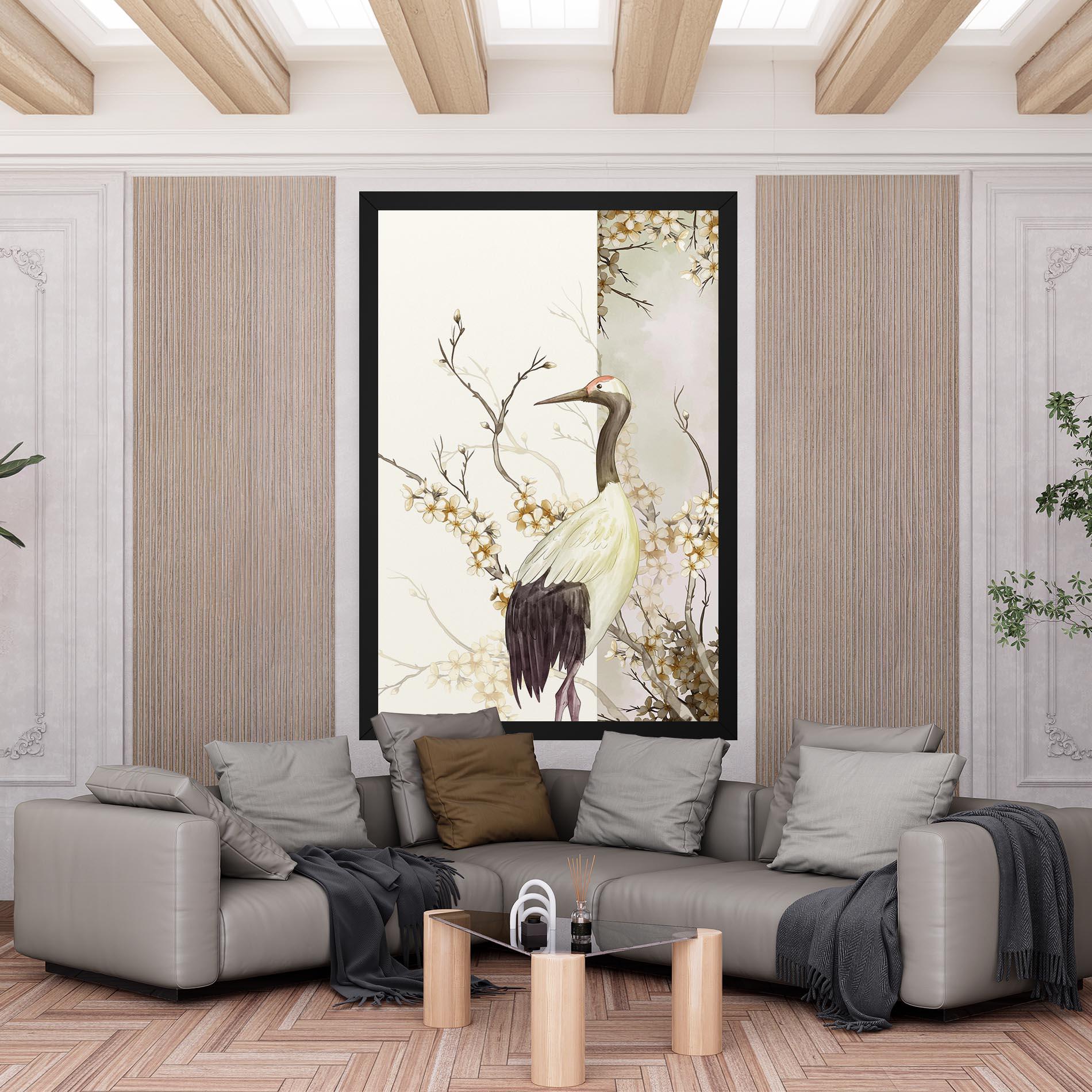 Vászonkép Asian Bird mockup 6