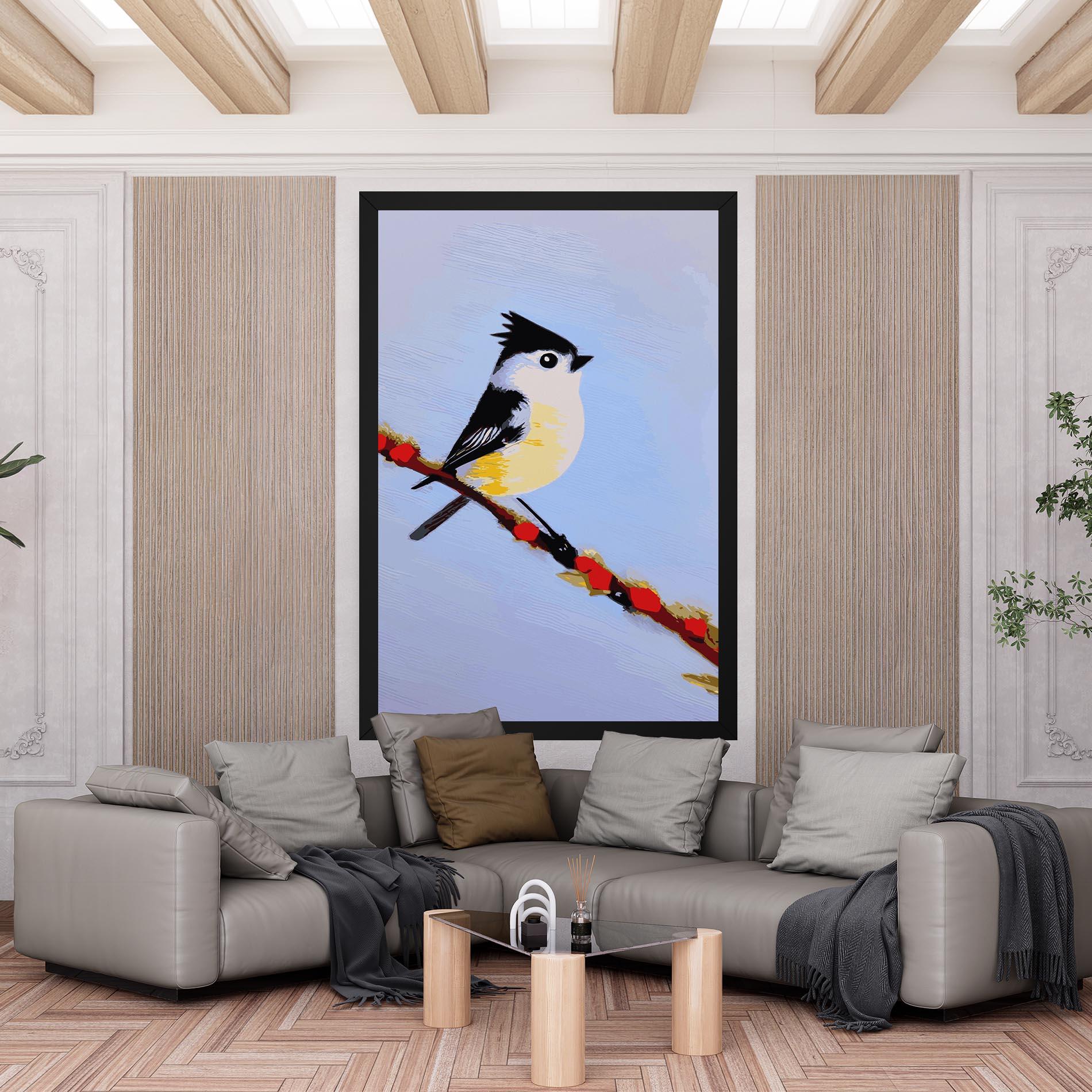 Vászonkép Bird Painting mockup 6