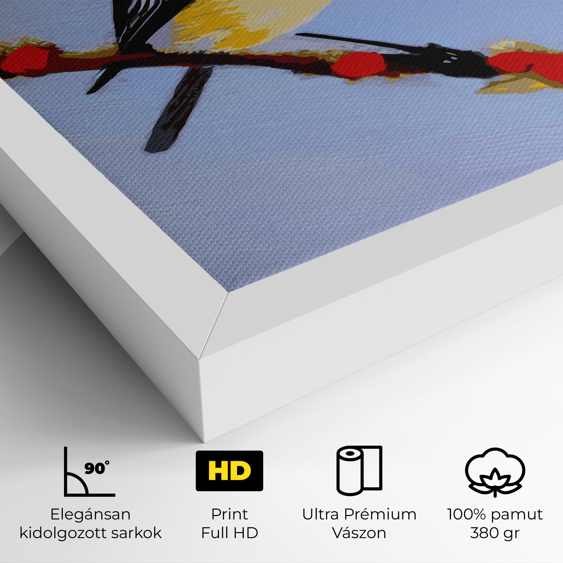 Vászonkép Bird Painting mockup 4