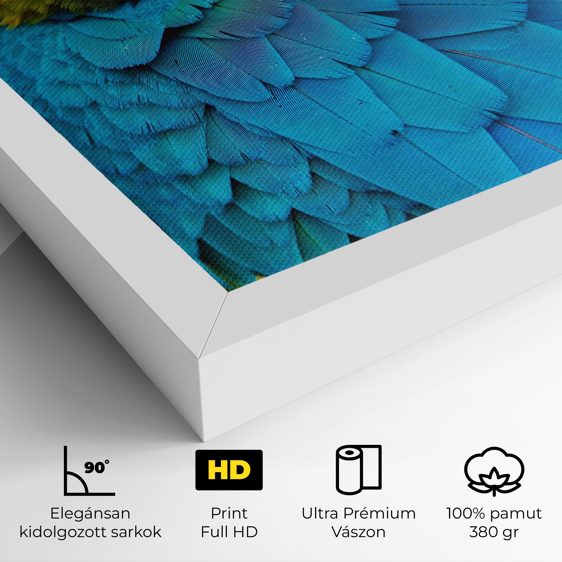 Vászonkép Blue Parrot mockup 4