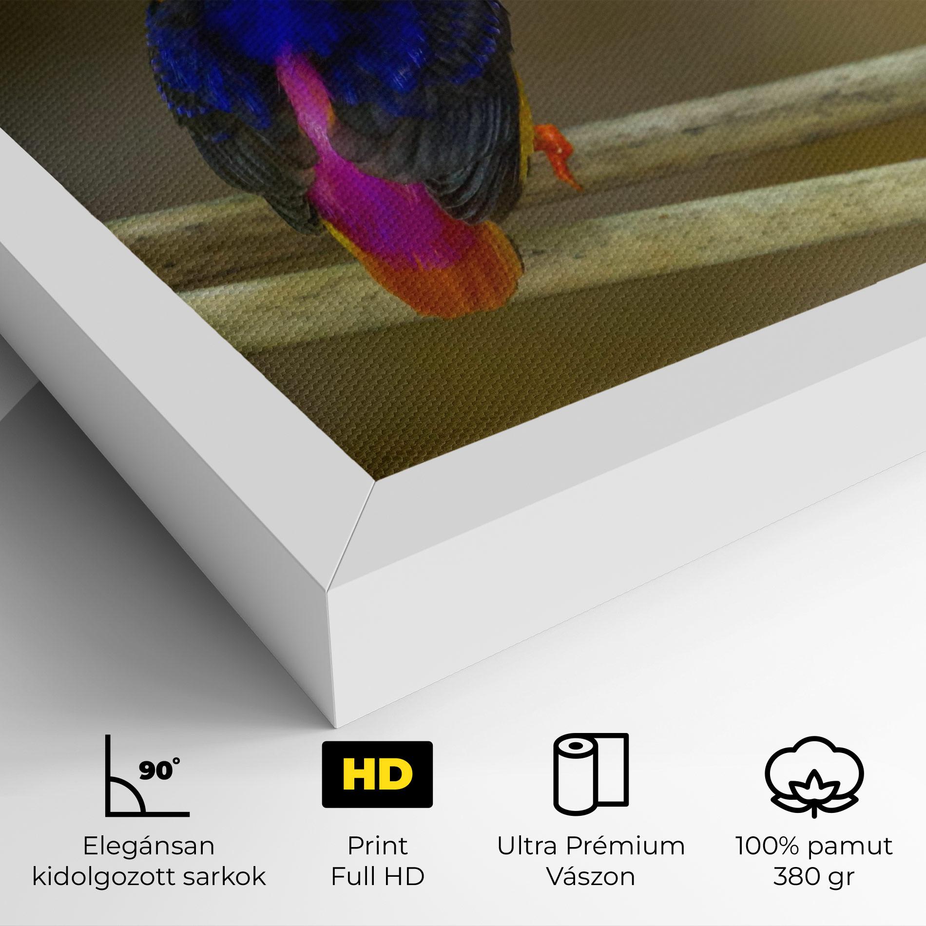 Vászonkép Colorful Bird mockup 4