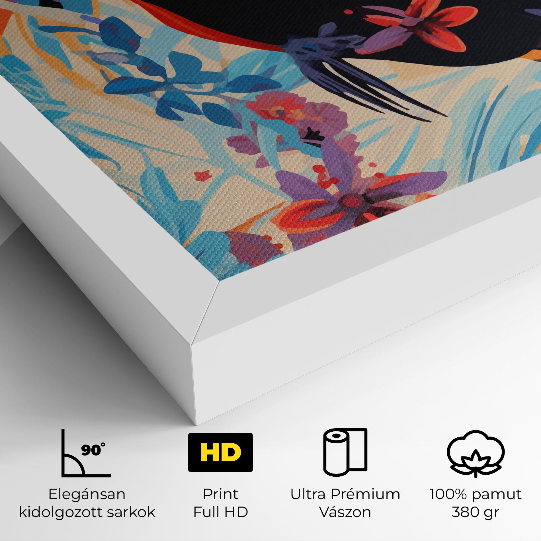 Vászonkép Colorful Toucan mockup 4