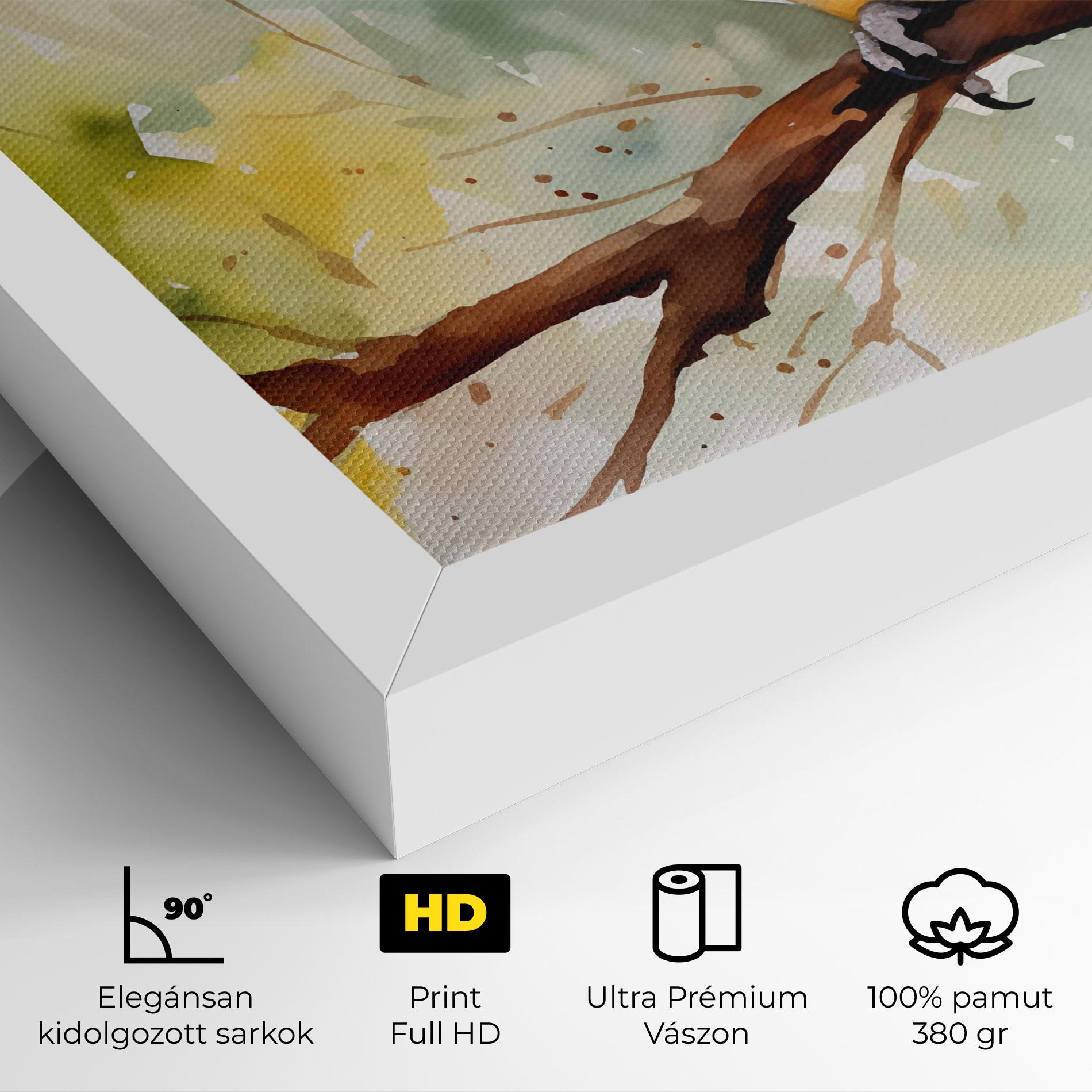 Vászonkép Cute Baby Parrot mockup 4